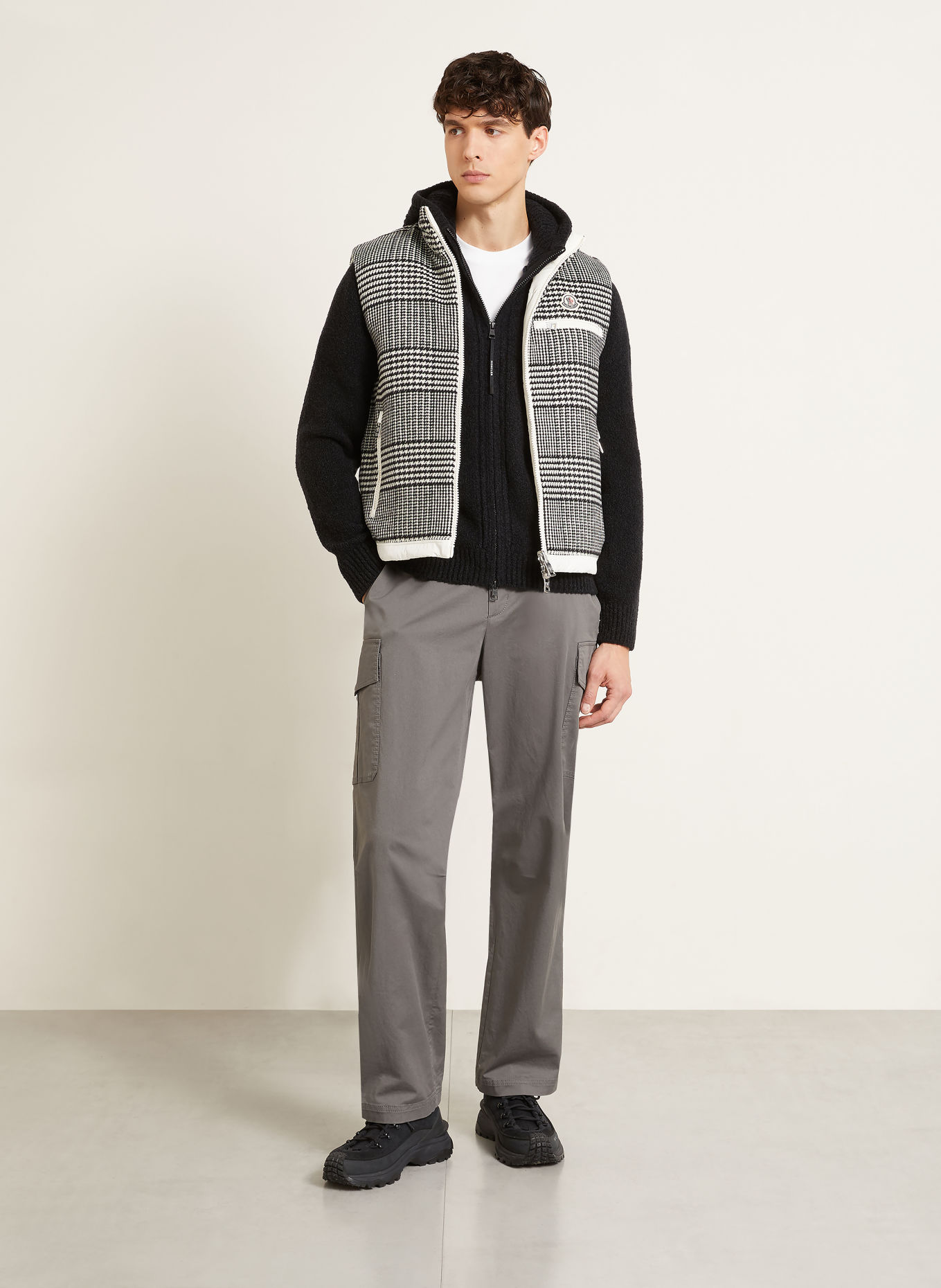 MONCLER Vest: ZWART