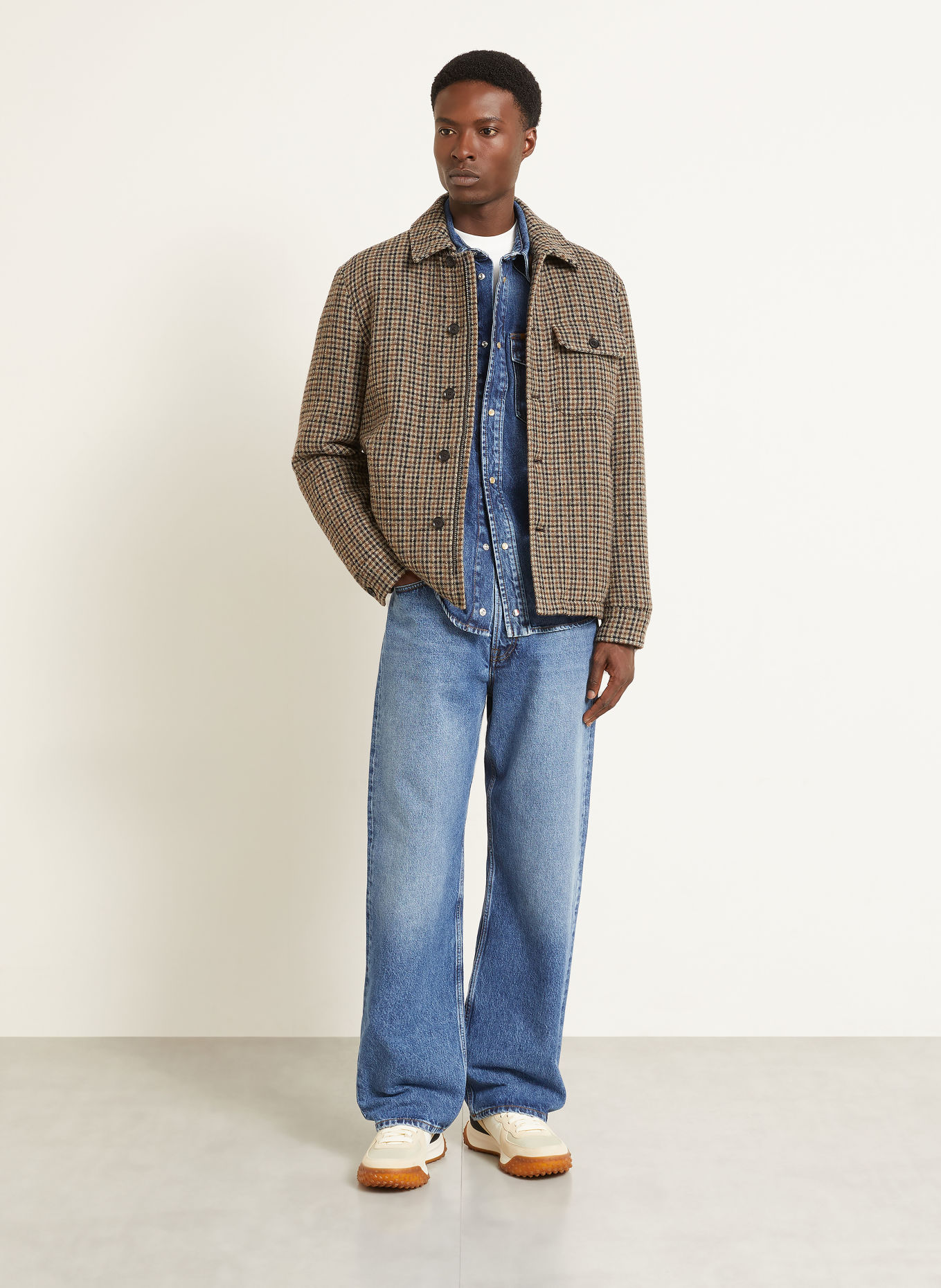 MONCLER Jeansy o kroju prostym: 720 PASTEL BLUE