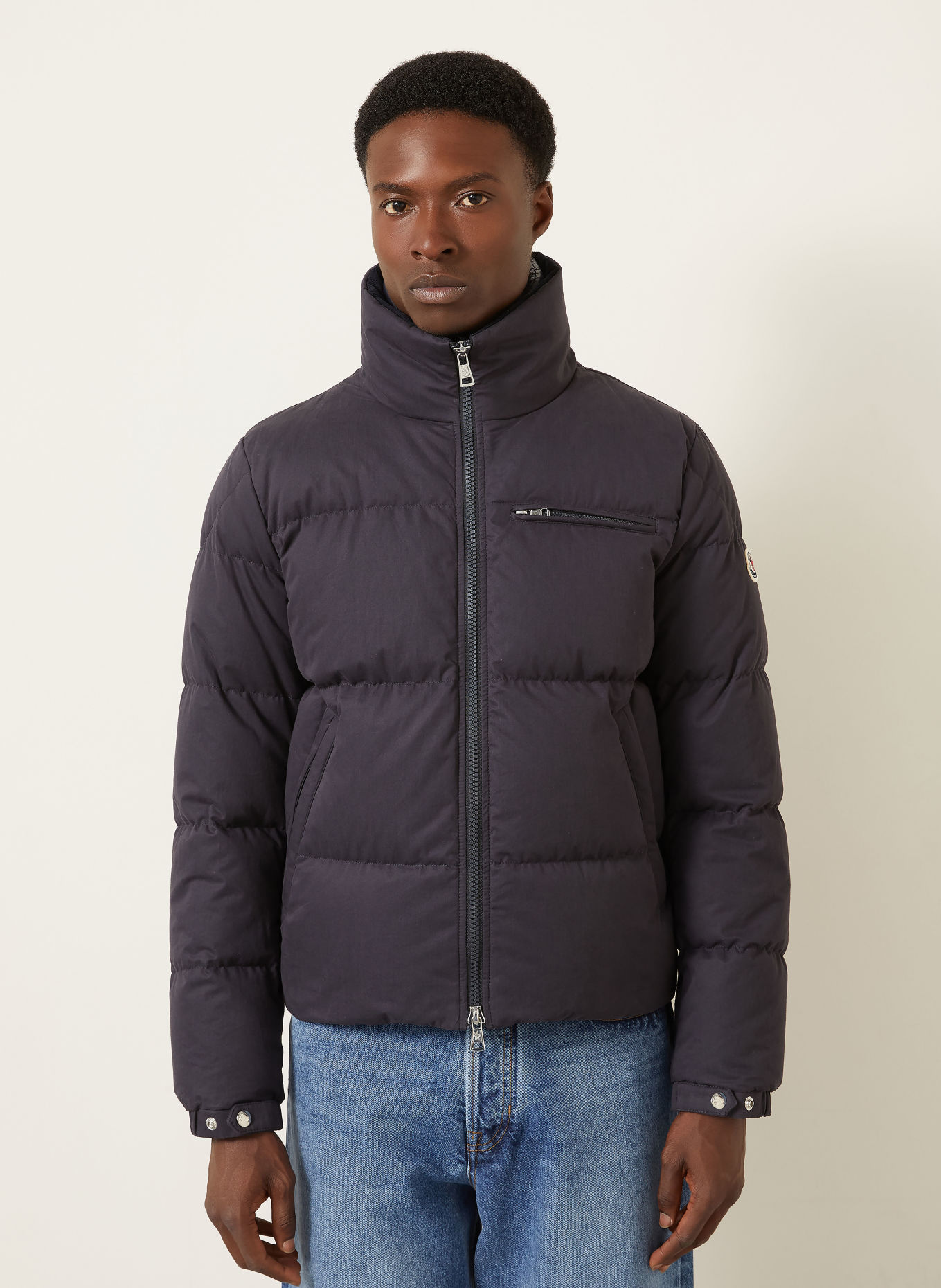 MONCLER ISENVIEL Down Jacket: DARK BLUE