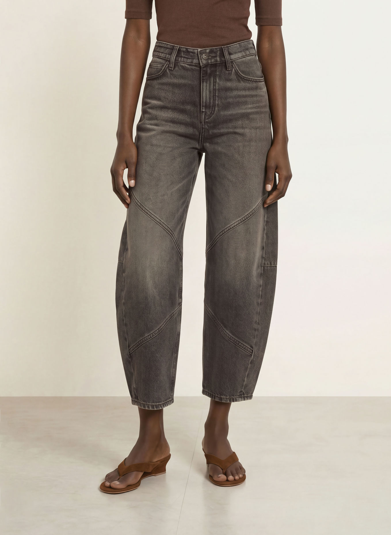 DRYKORN Barrel Jeans SWORE: 1720 braun