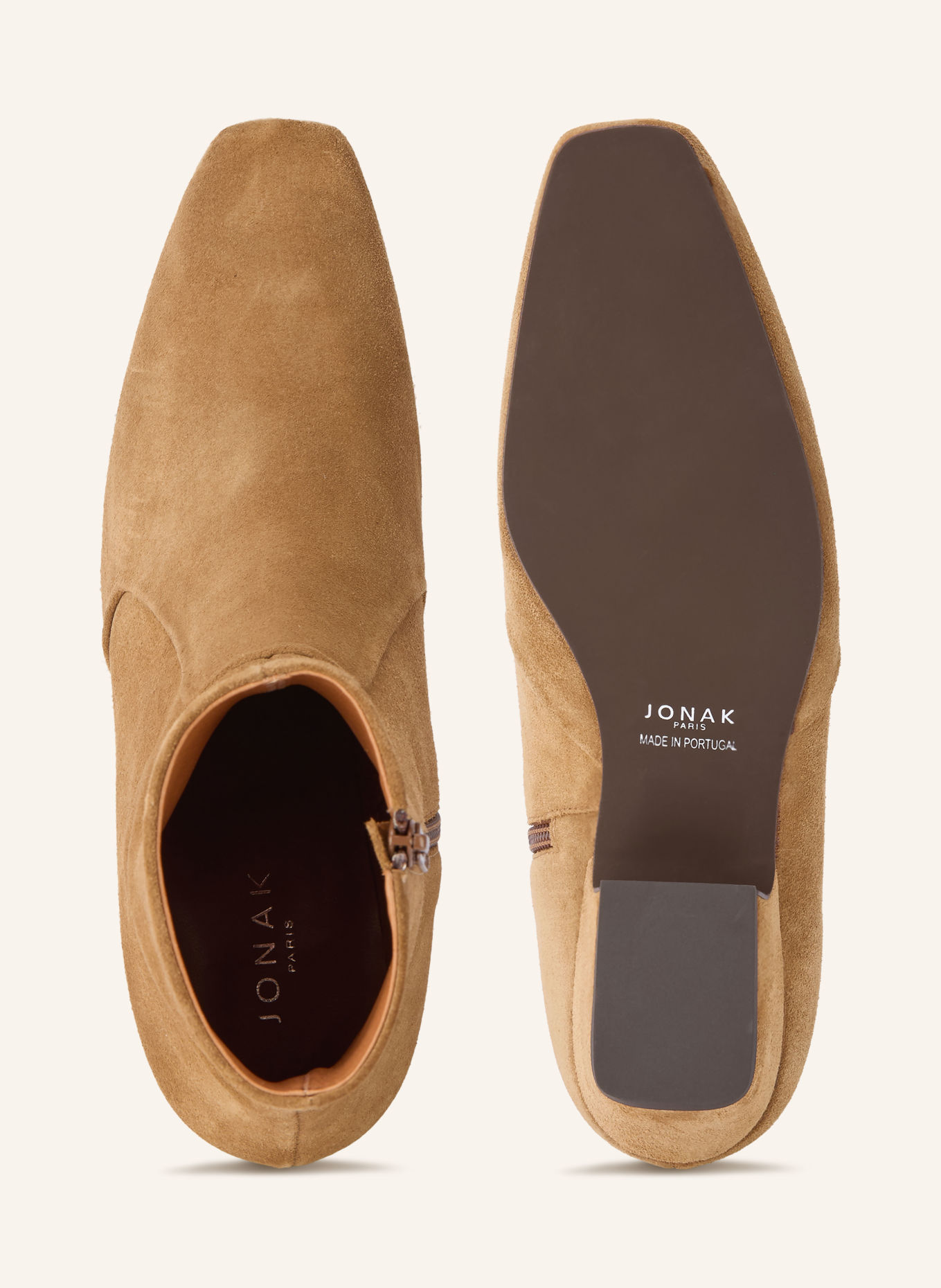 JONAK Stiefeletten DOMAINE: HELLBRAUN