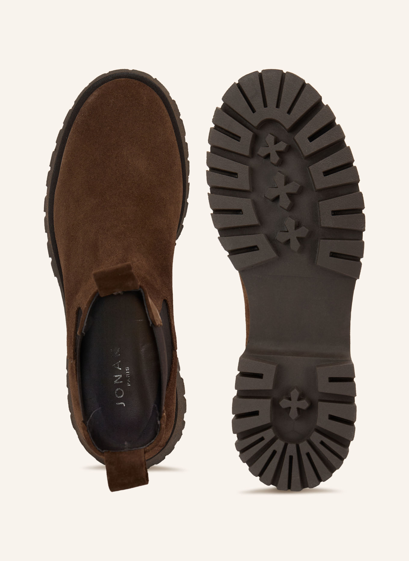 JONAK Chelsea boots RIDLE: HNĚDÁ