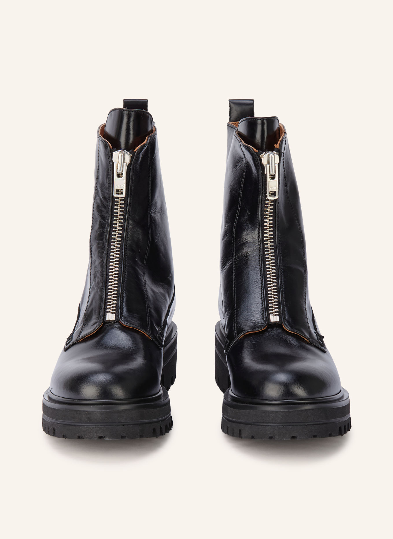 JONAK Boots AMOUREUSE: ČERNÁ / STŘÍBRNÁ