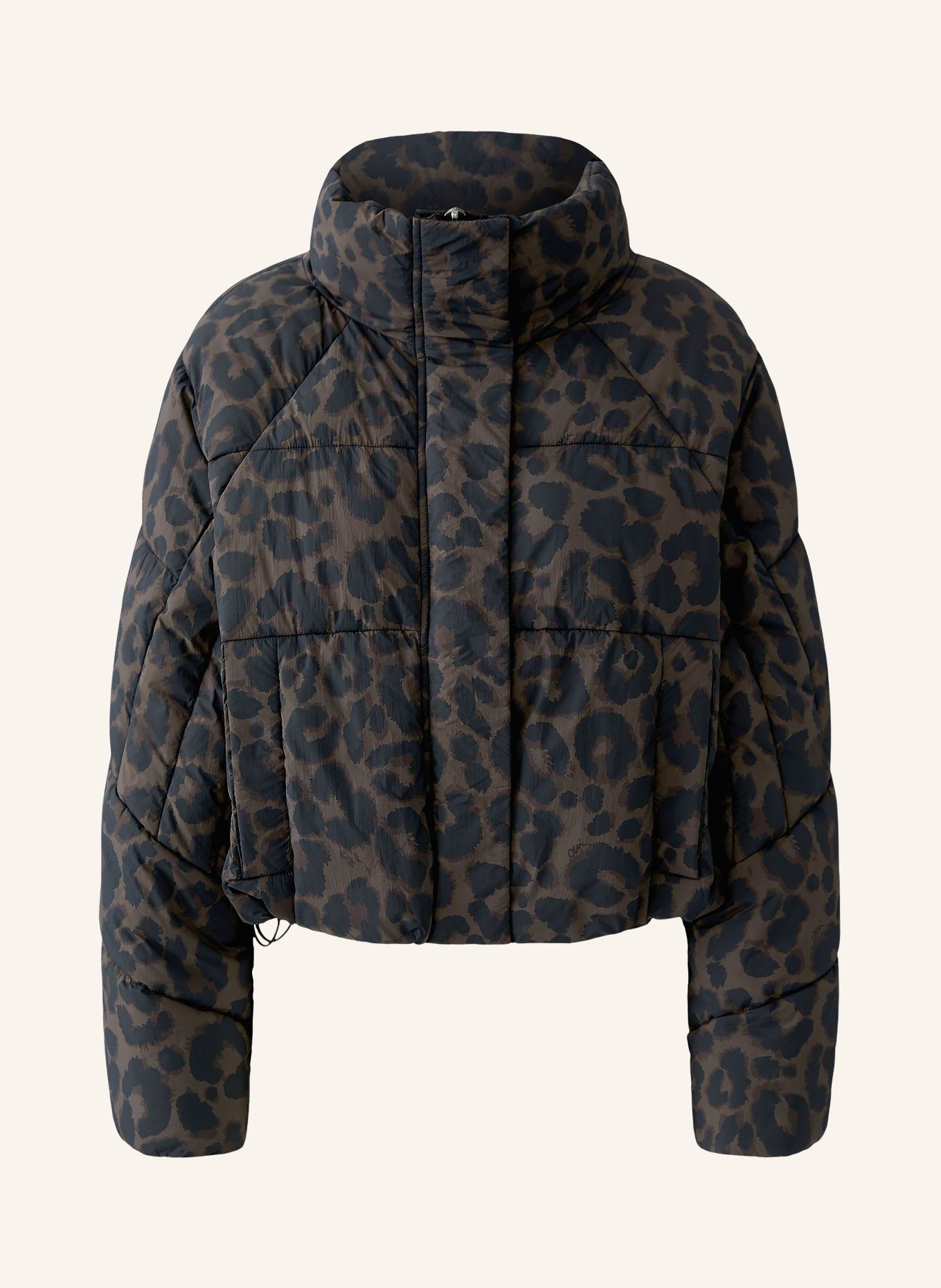 Oui Steppjacke: DUNKELBRAUN / SCHWARZ
