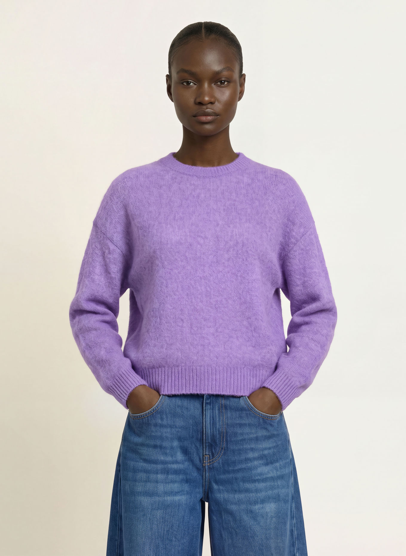 American Vintage Trui OUITY: PAARS