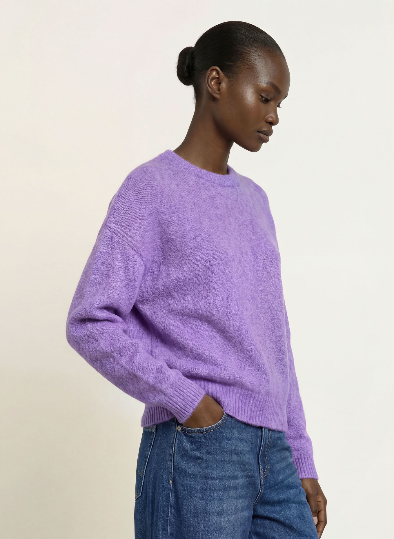 American Vintage Trui OUITY: PAARS