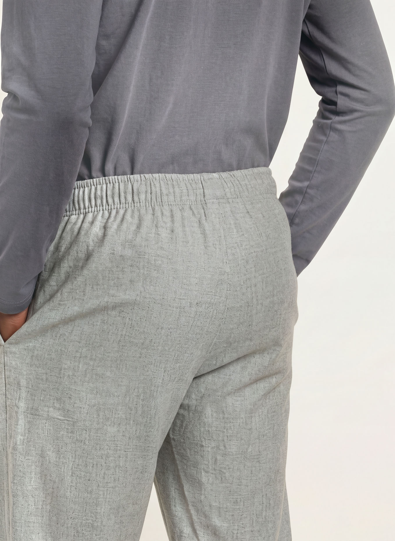 CALIDA Pyjamabroek RMX FLANELL MOOD van flanel: GRIJS