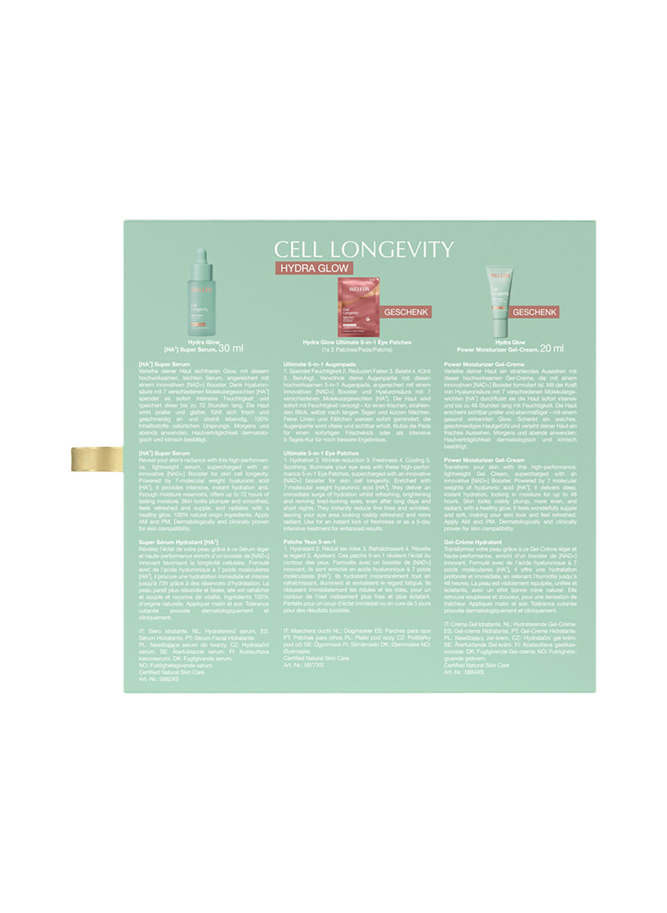 WELEDA CELL LONGEVITY HYDRA GLOW SET