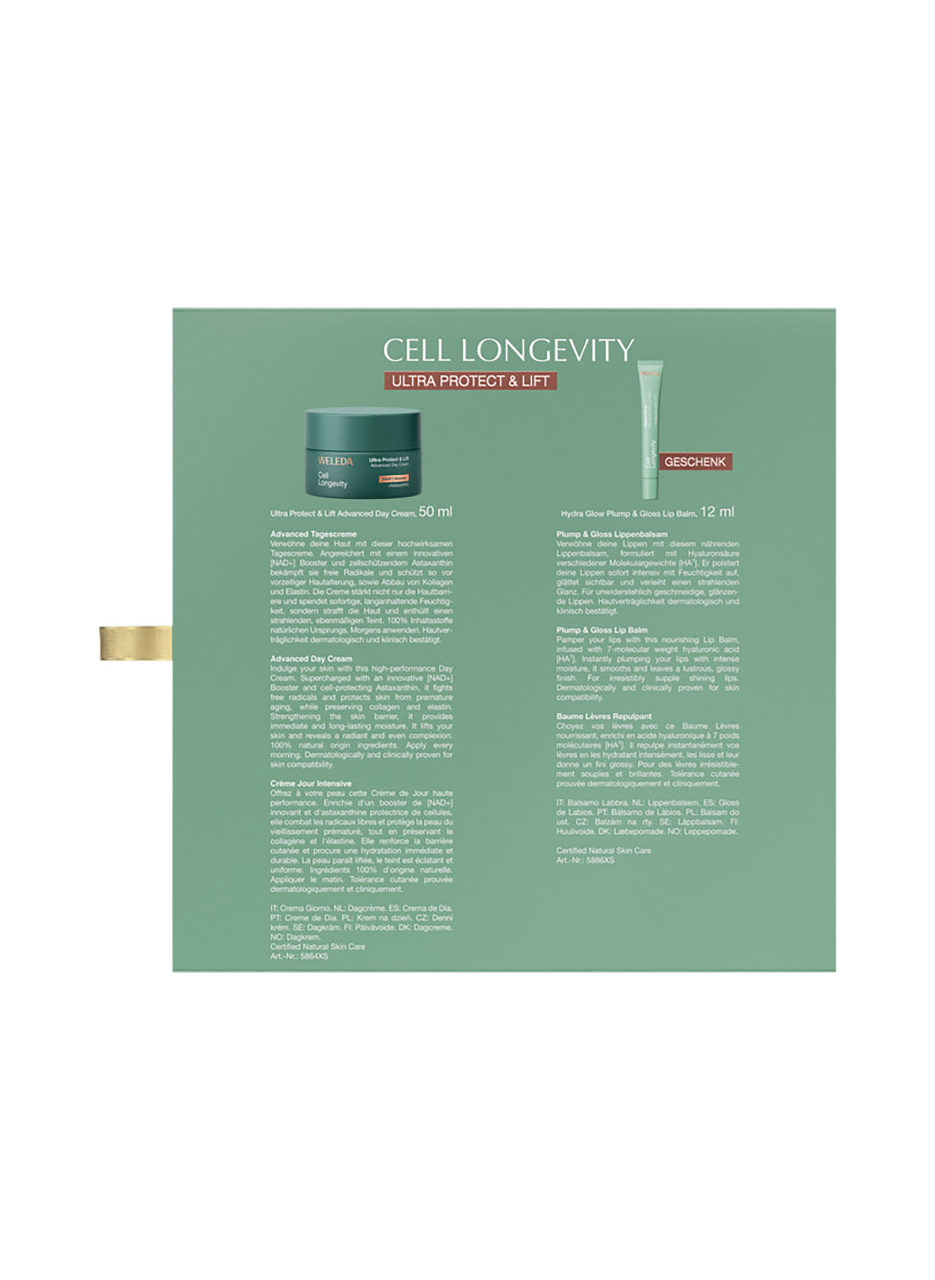WELEDA CELL LONGEVITY ULTRA PROTECT & LIFT SET: N/A