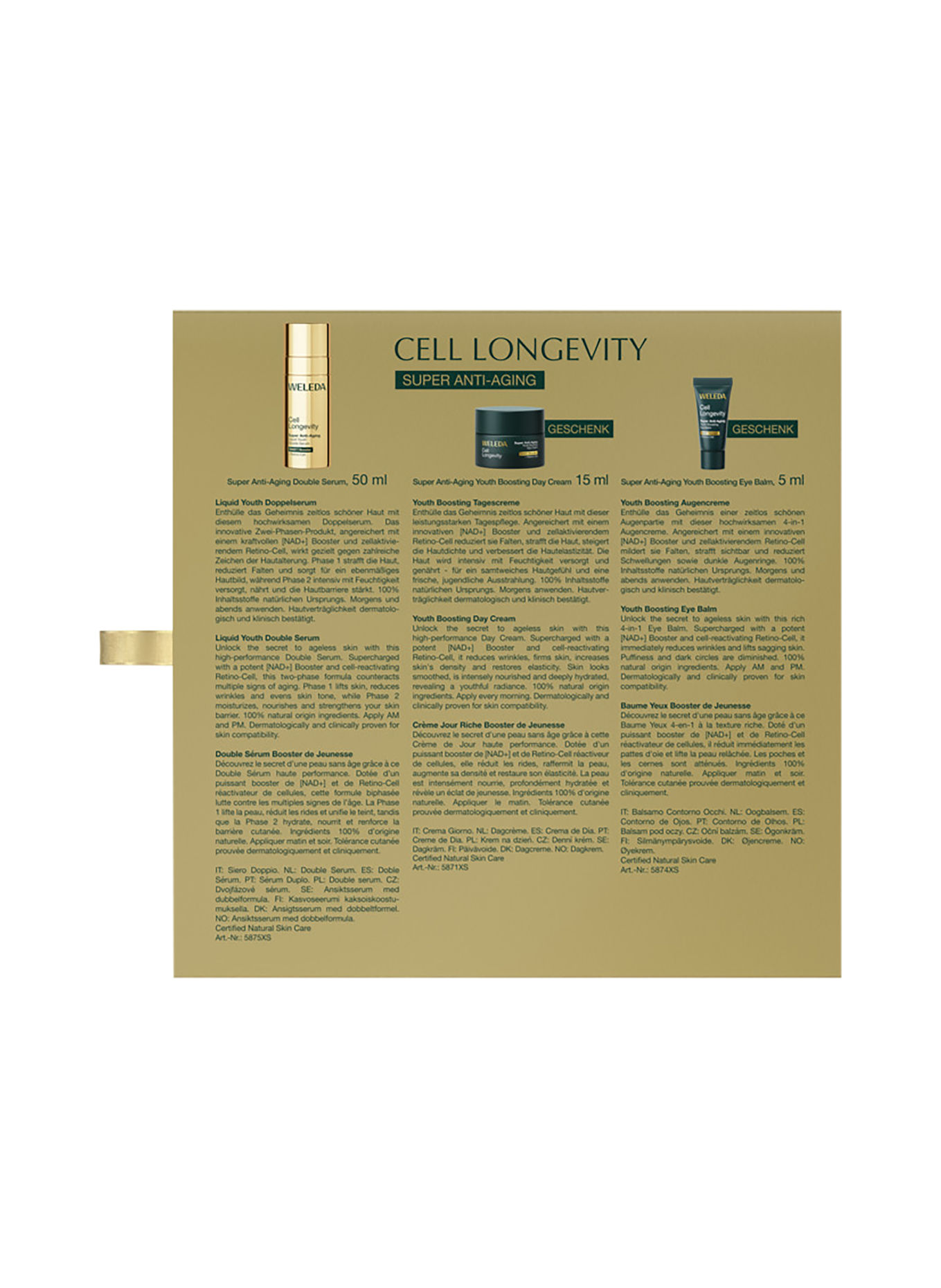WELEDA CELL LONGEVITY SUPER ANTI-AGING SET