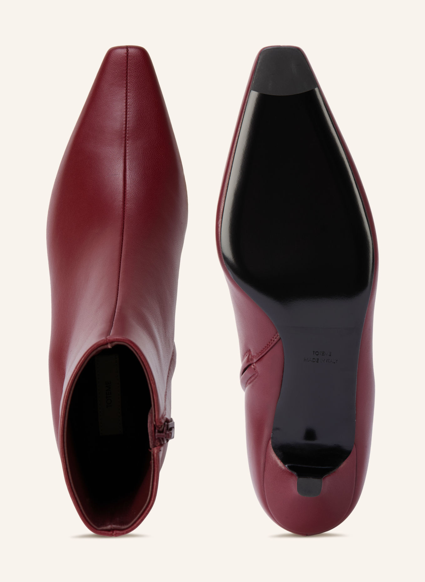 TOTEME Stiefeletten: DUNKELROT