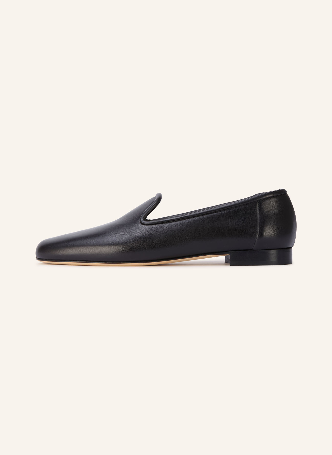 TOTEME Loafer: SCHWARZ