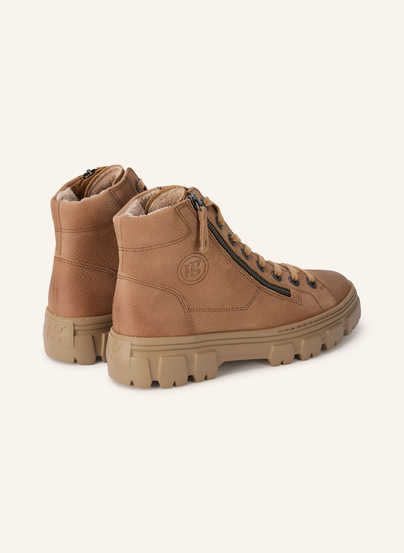 paul green Schnürboots: CAMEL