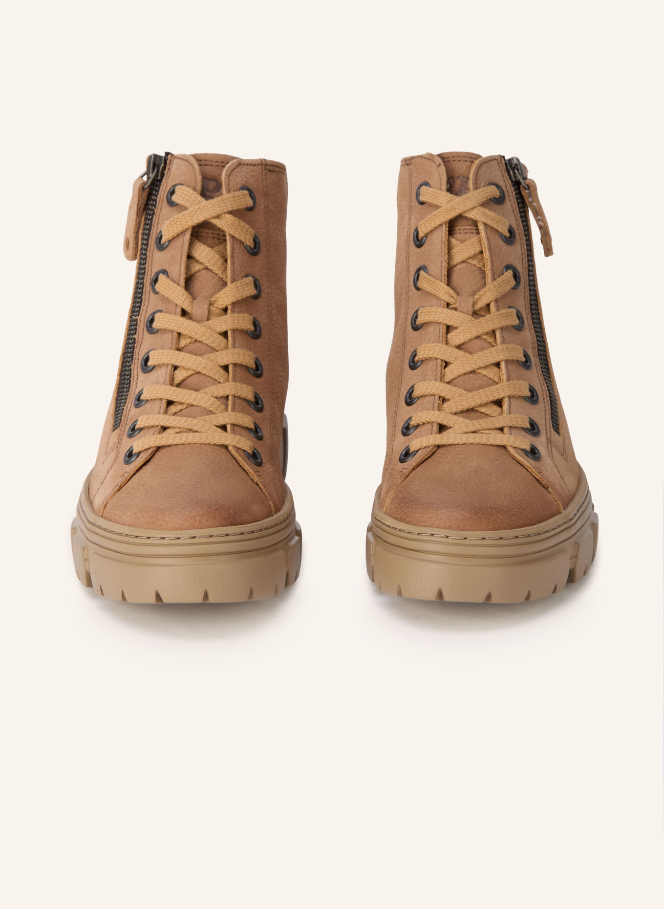 paul green Schnürboots: CAMEL