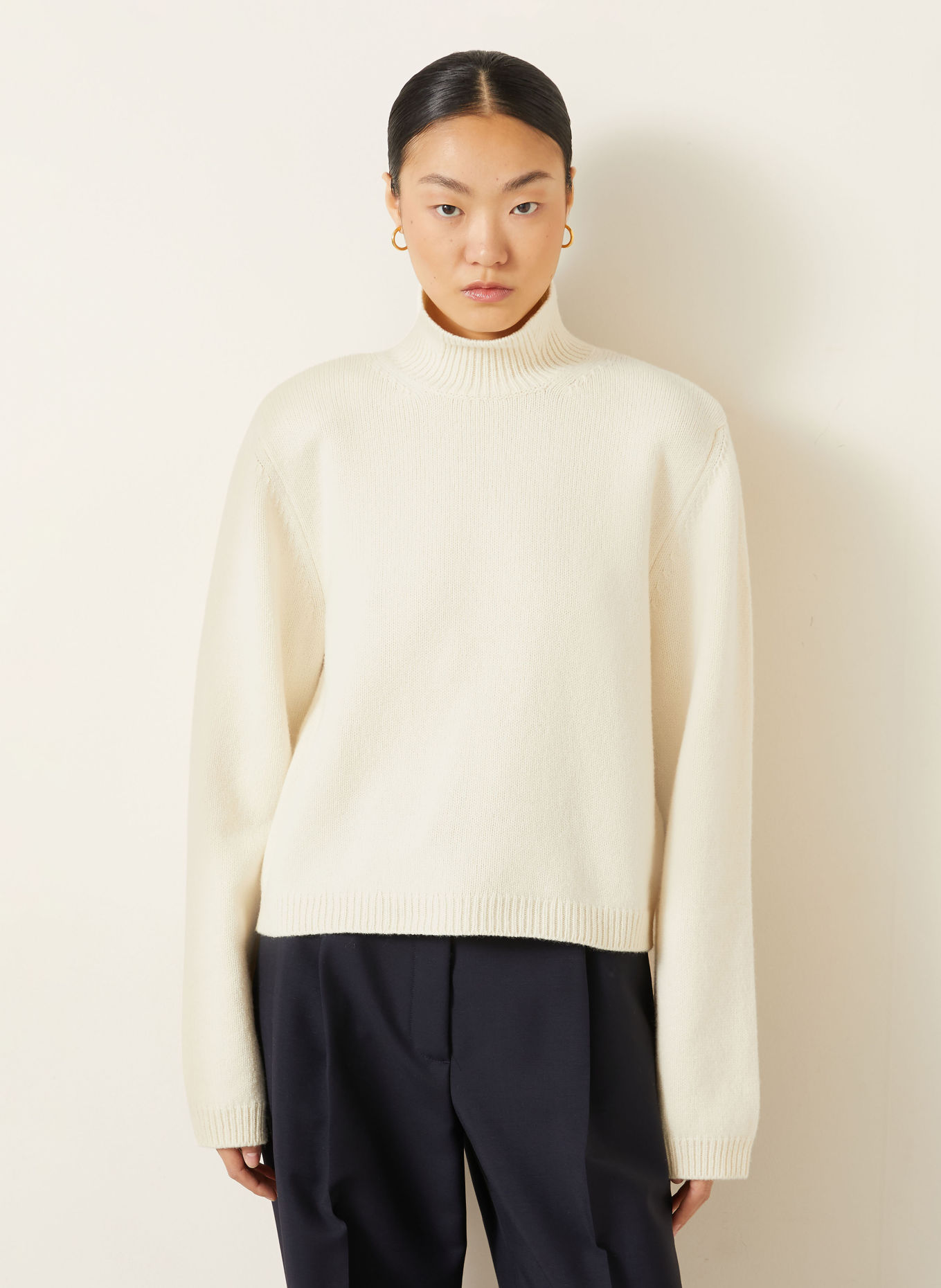 RÓHE Cashmere Sweaters: ECRU