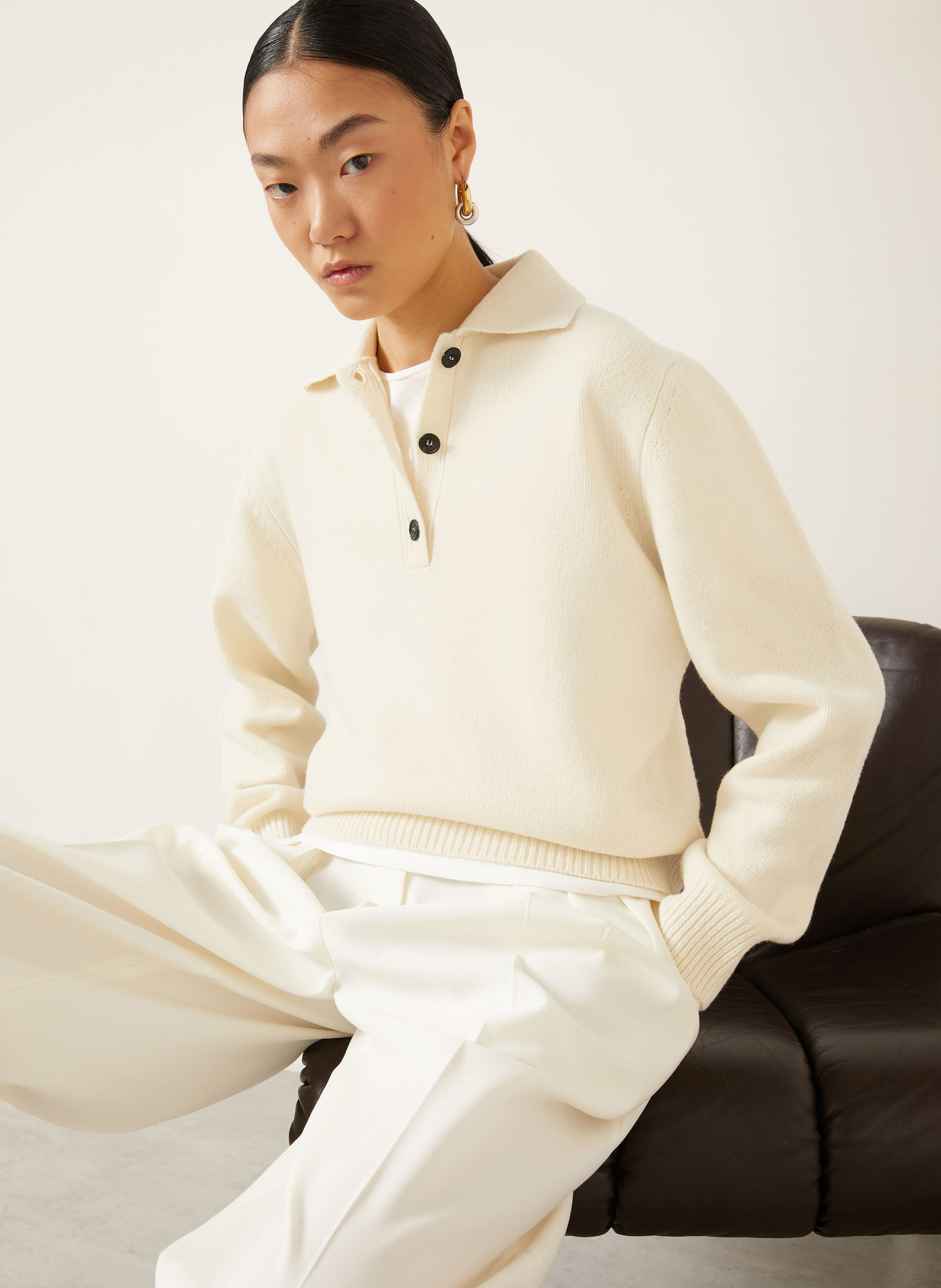 RÓHE Cashmere Sweaters: CREAM