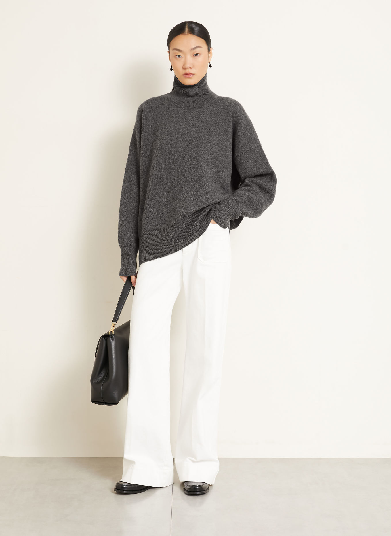 RÓHE Turtleneck sweater: GRAY