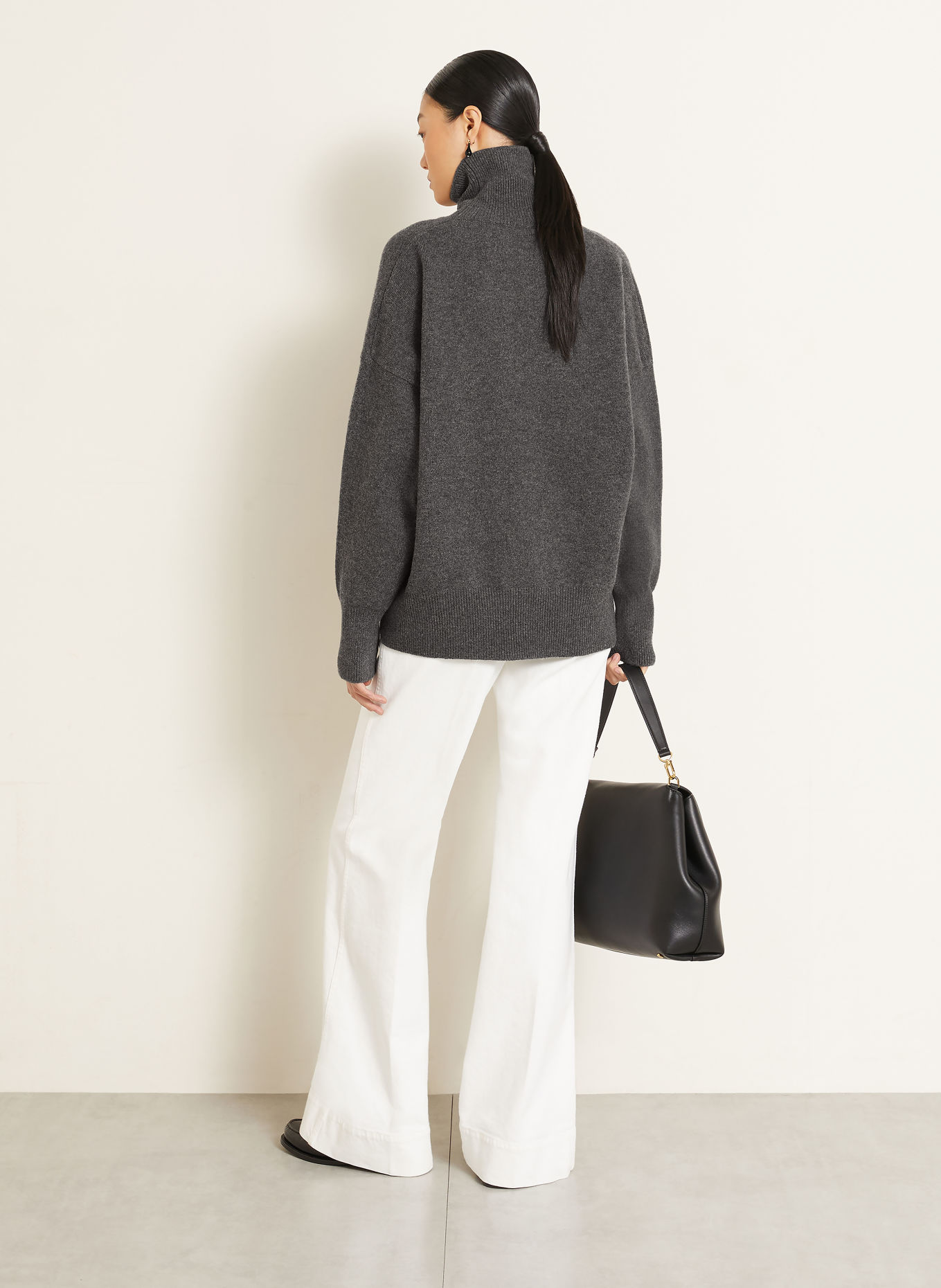 RÓHE Turtleneck sweater: GRAY