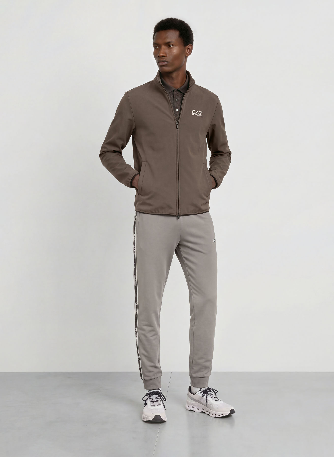 EA7 EMPORIO ARMANI Funktionsjacke: BRAUN