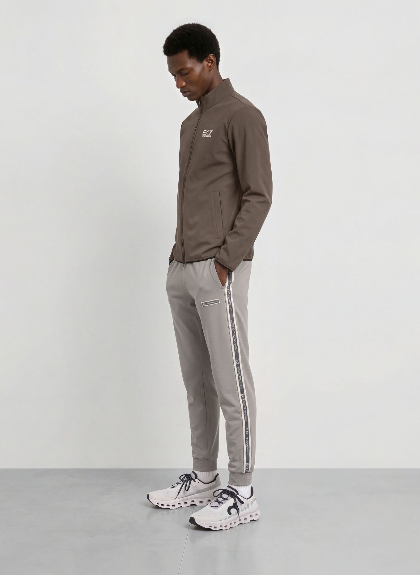 EA7 EMPORIO ARMANI Funktionsjacke: BRAUN