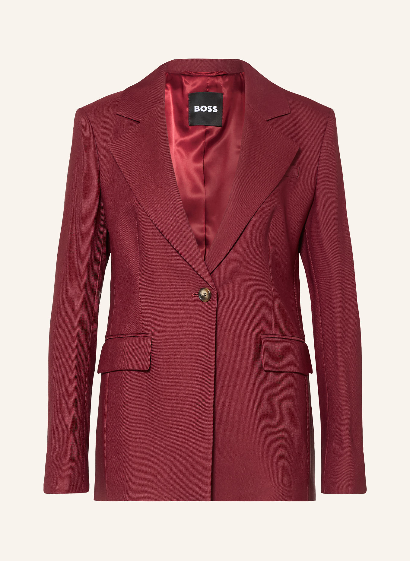 BOSS Blazer JENARA: ROUGE FONCÉ