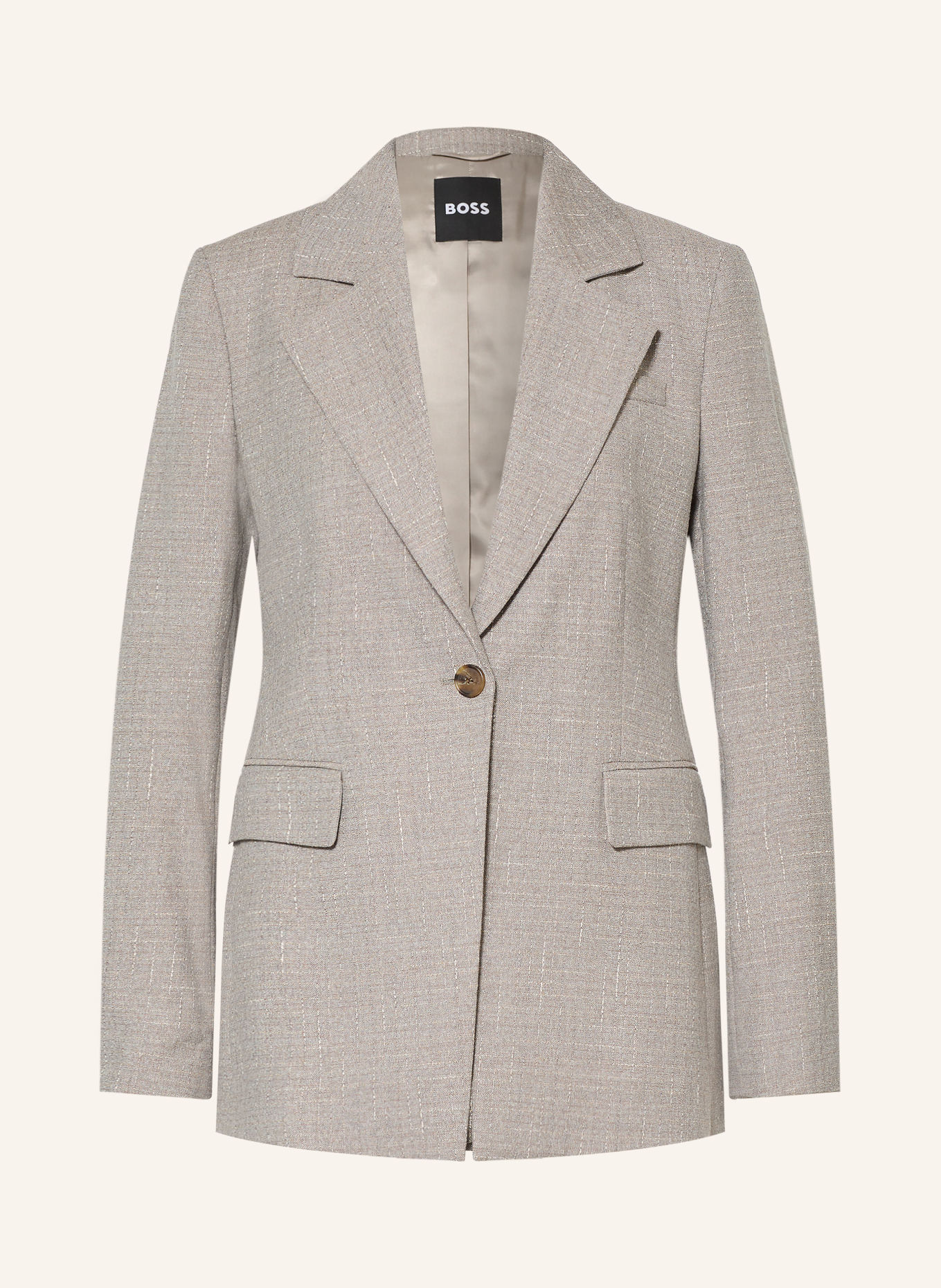 BOSS Blazer JENARA: GRIS / ÉCRU