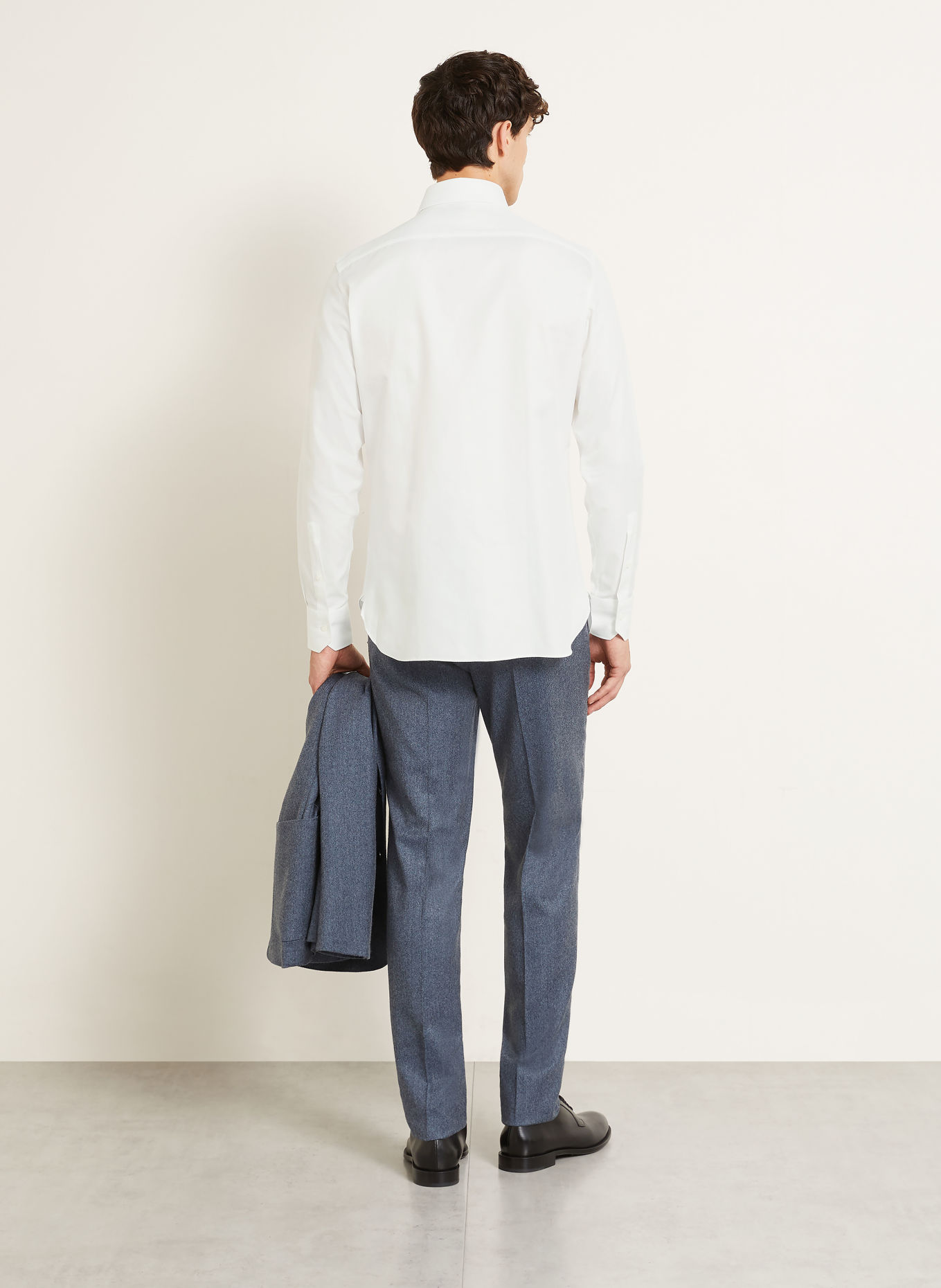 ZEGNA Chemise coupe slim: BLANC