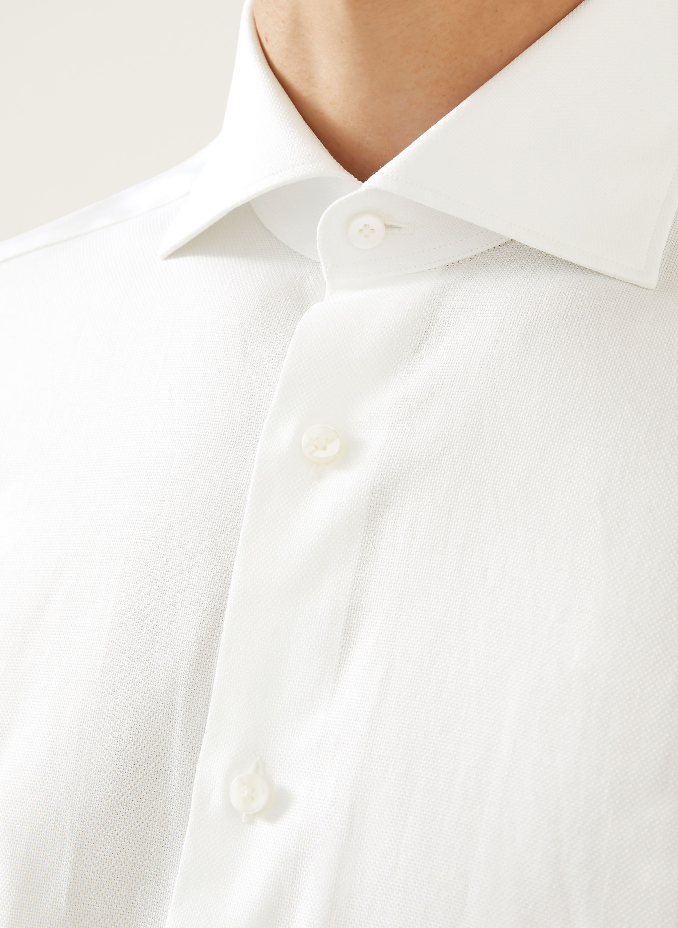 ZEGNA Chemise coupe slim: BLANC
