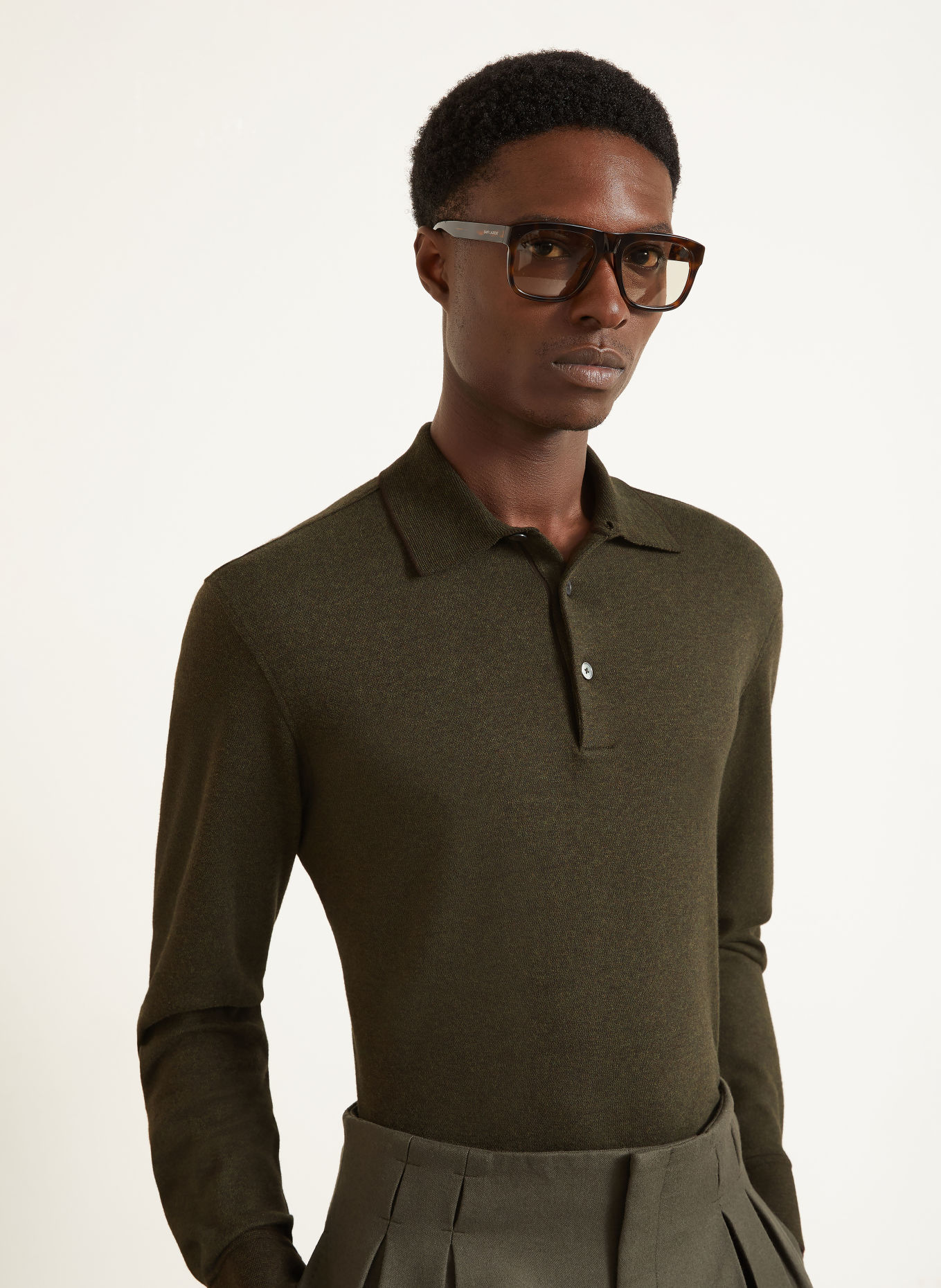 ZEGNA Jersey-Poloshirt: DUNKELGRÜN