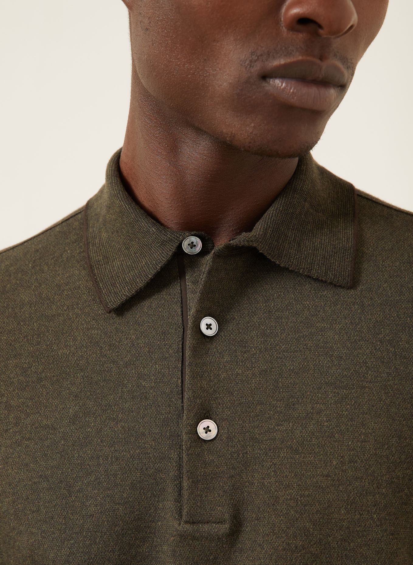 ZEGNA Jersey-Poloshirt: DUNKELGRÜN