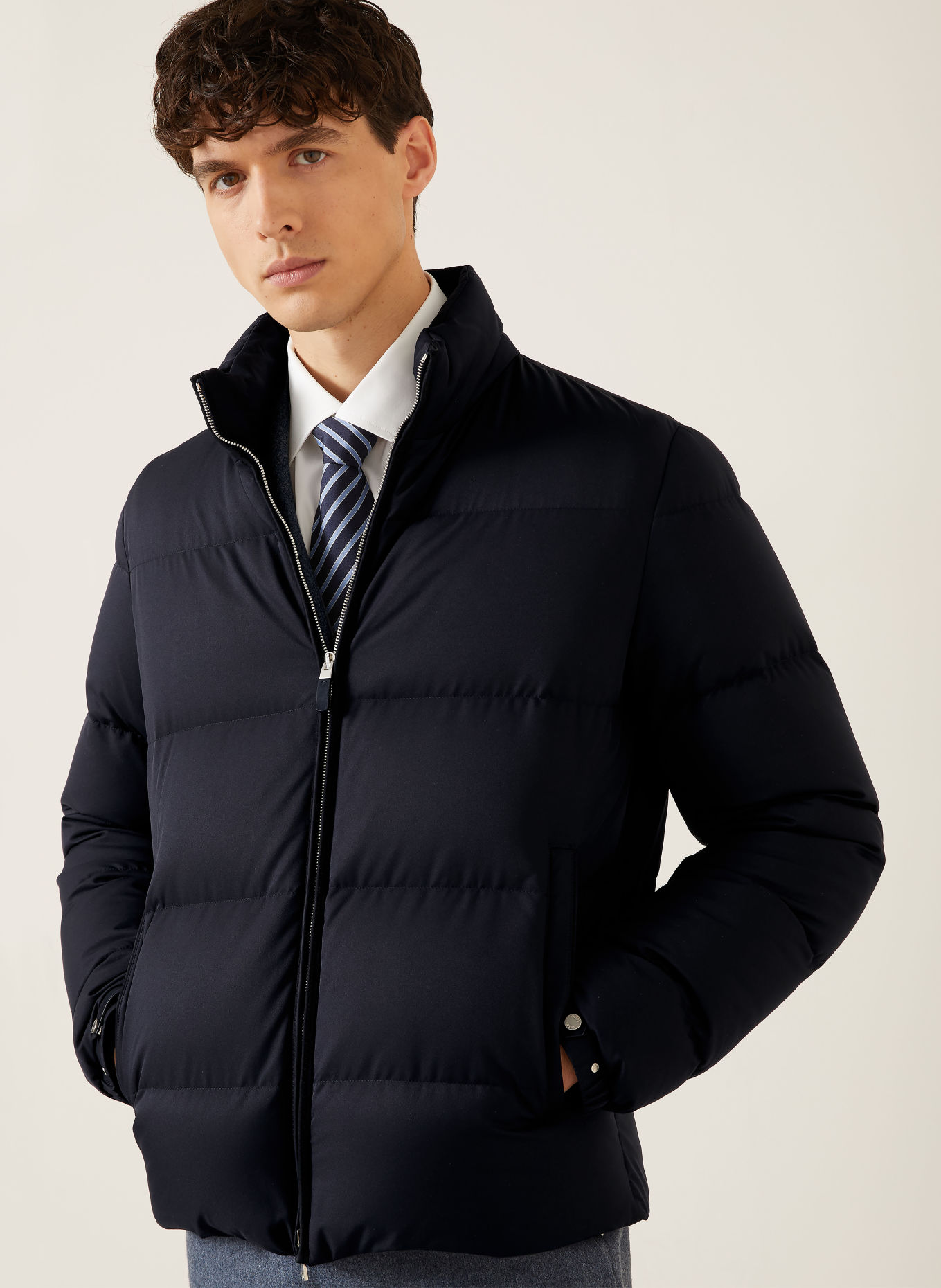 ZEGNA Kurtka puchowa: GRANATOWY
