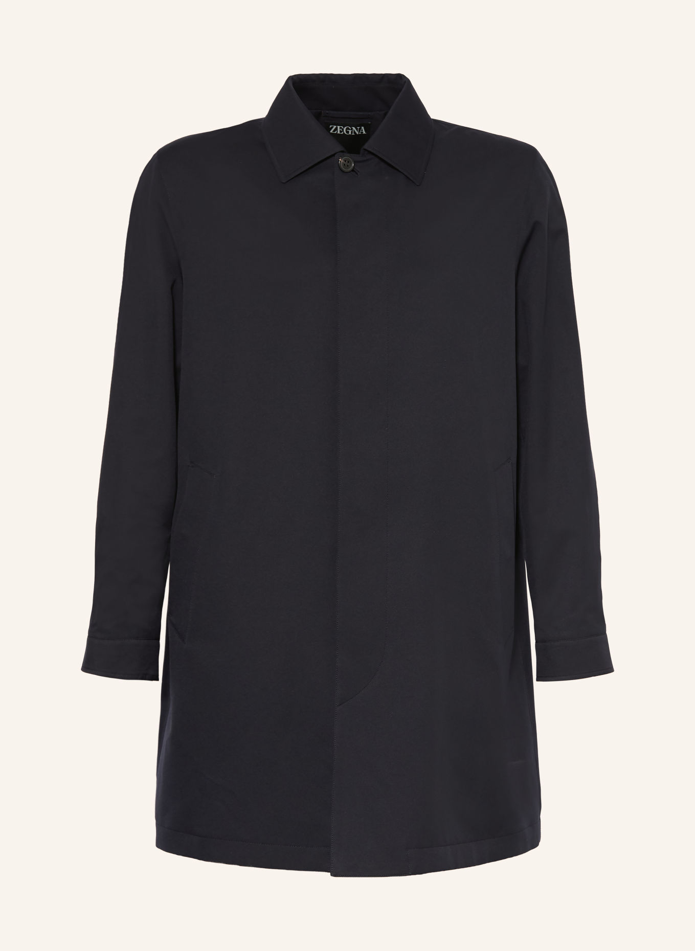 ZEGNA Płaszcz: GRANATOWY
