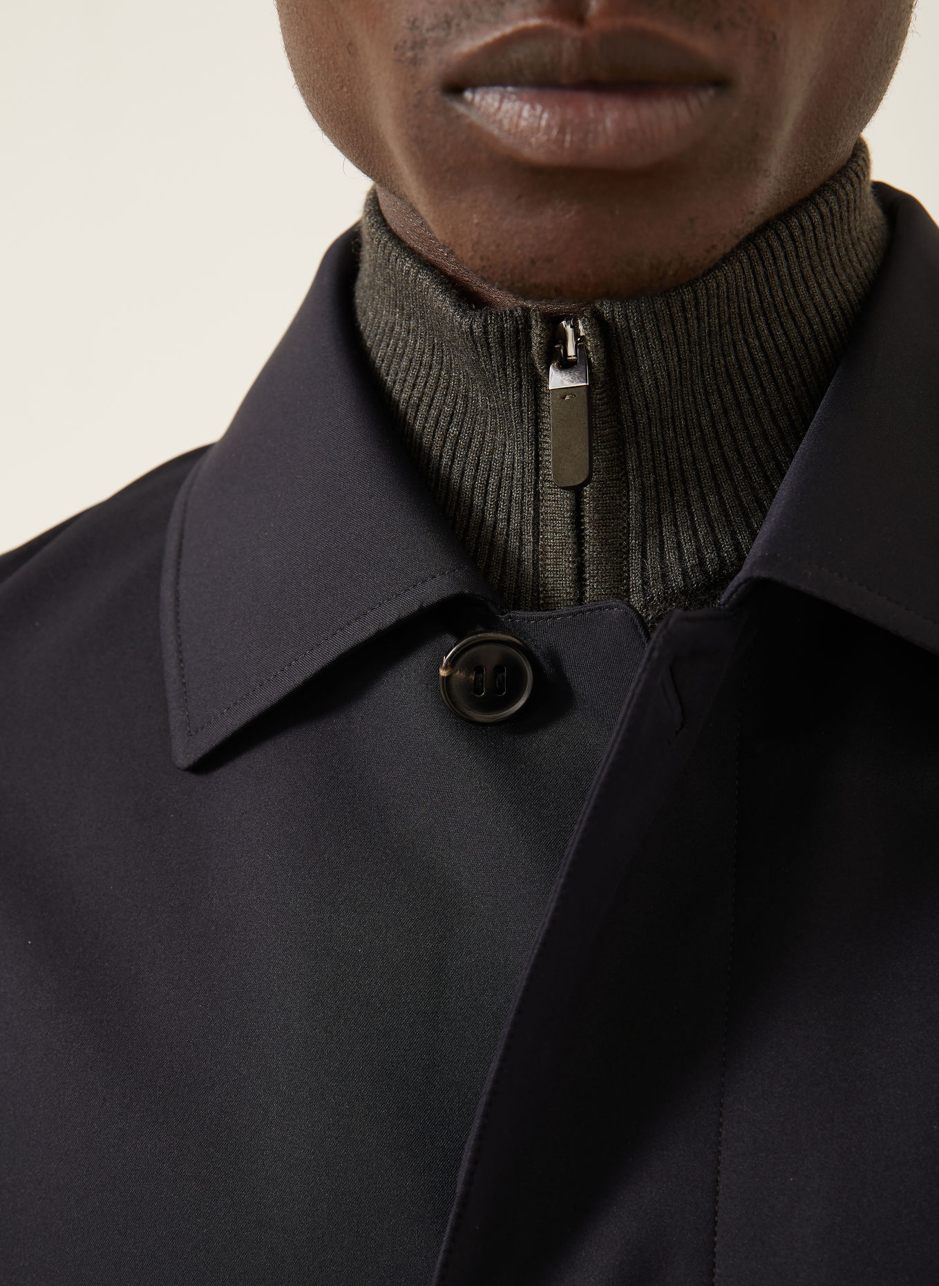 ZEGNA Płaszcz: GRANATOWY