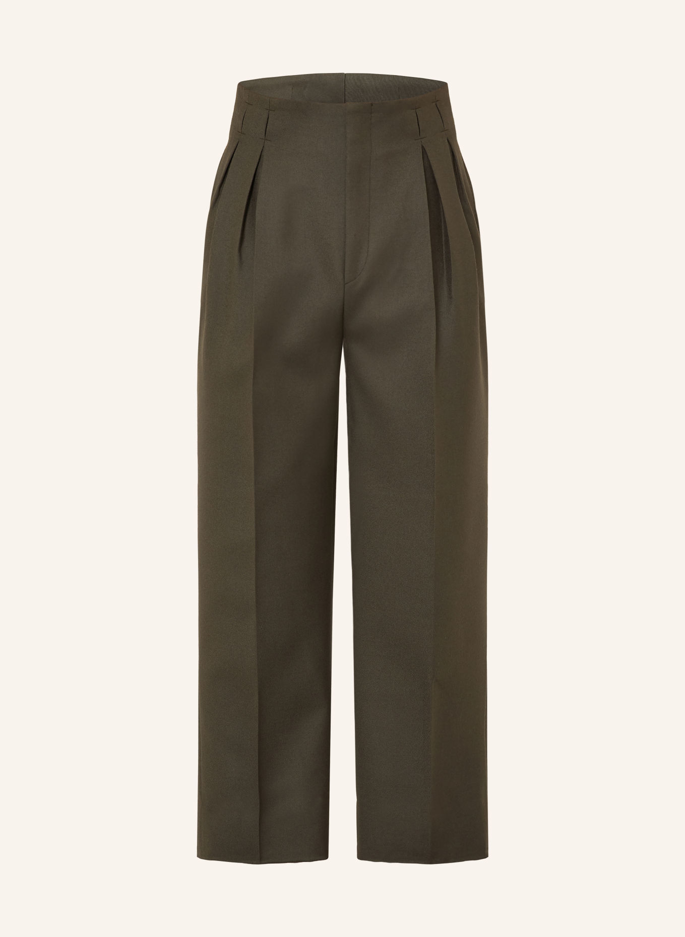 ZEGNA Spodnie o kroju regular fit: CIEMNOZIELONY
