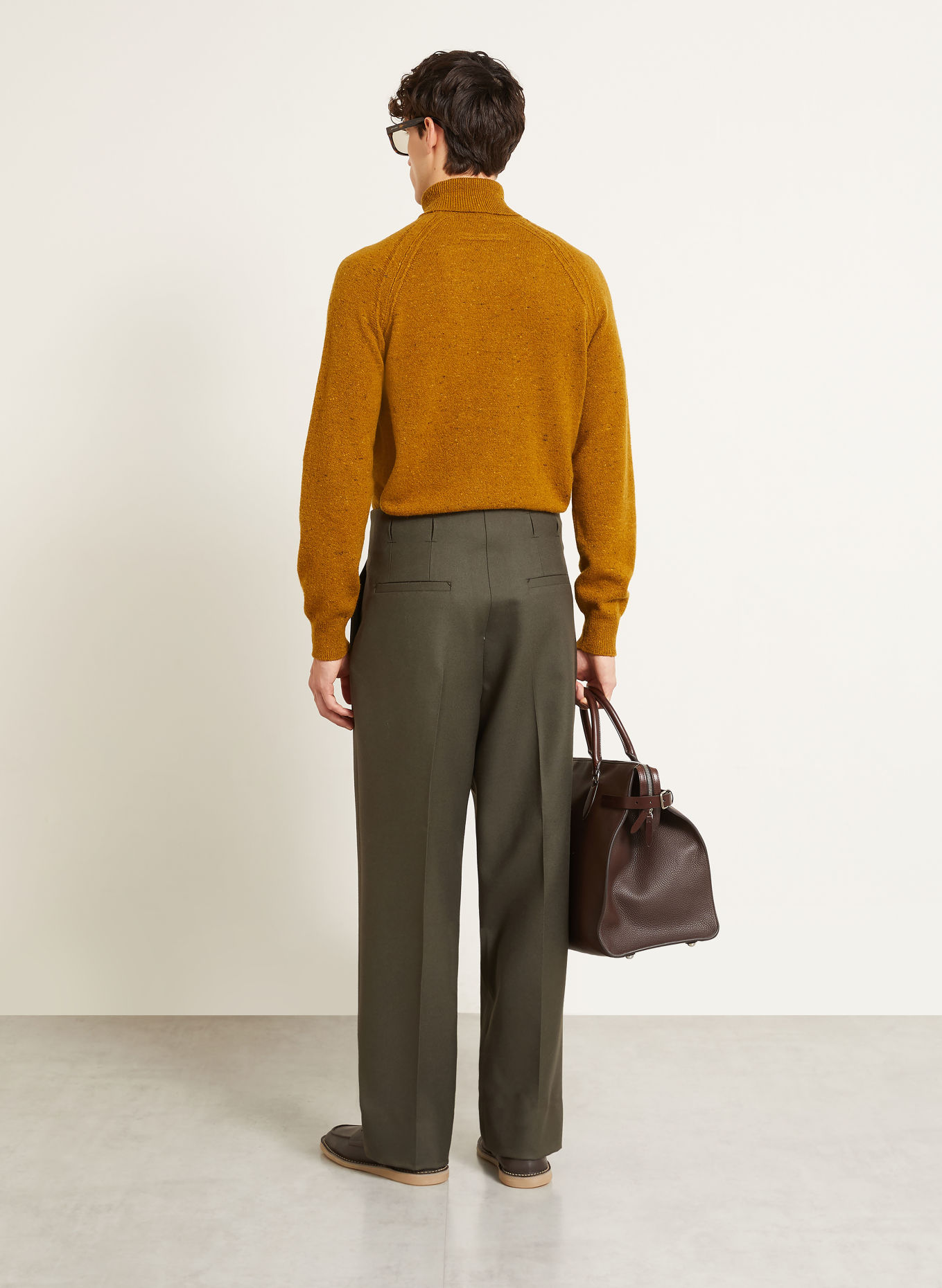 ZEGNA Spodnie o kroju regular fit: CIEMNOZIELONY