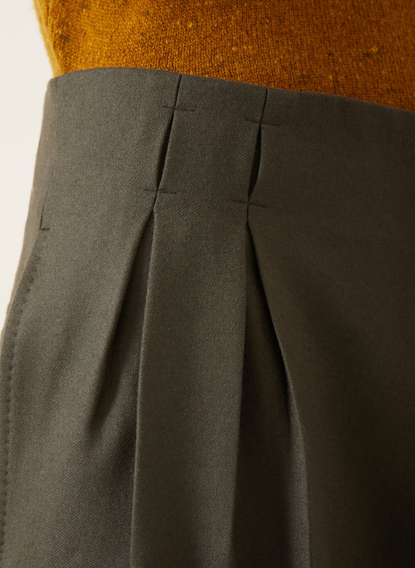 ZEGNA Spodnie o kroju regular fit: CIEMNOZIELONY