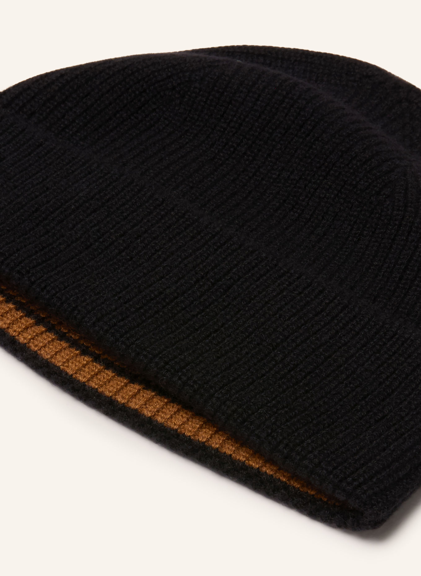 ZEGNA Cashmere-Mütze: SCHWARZ