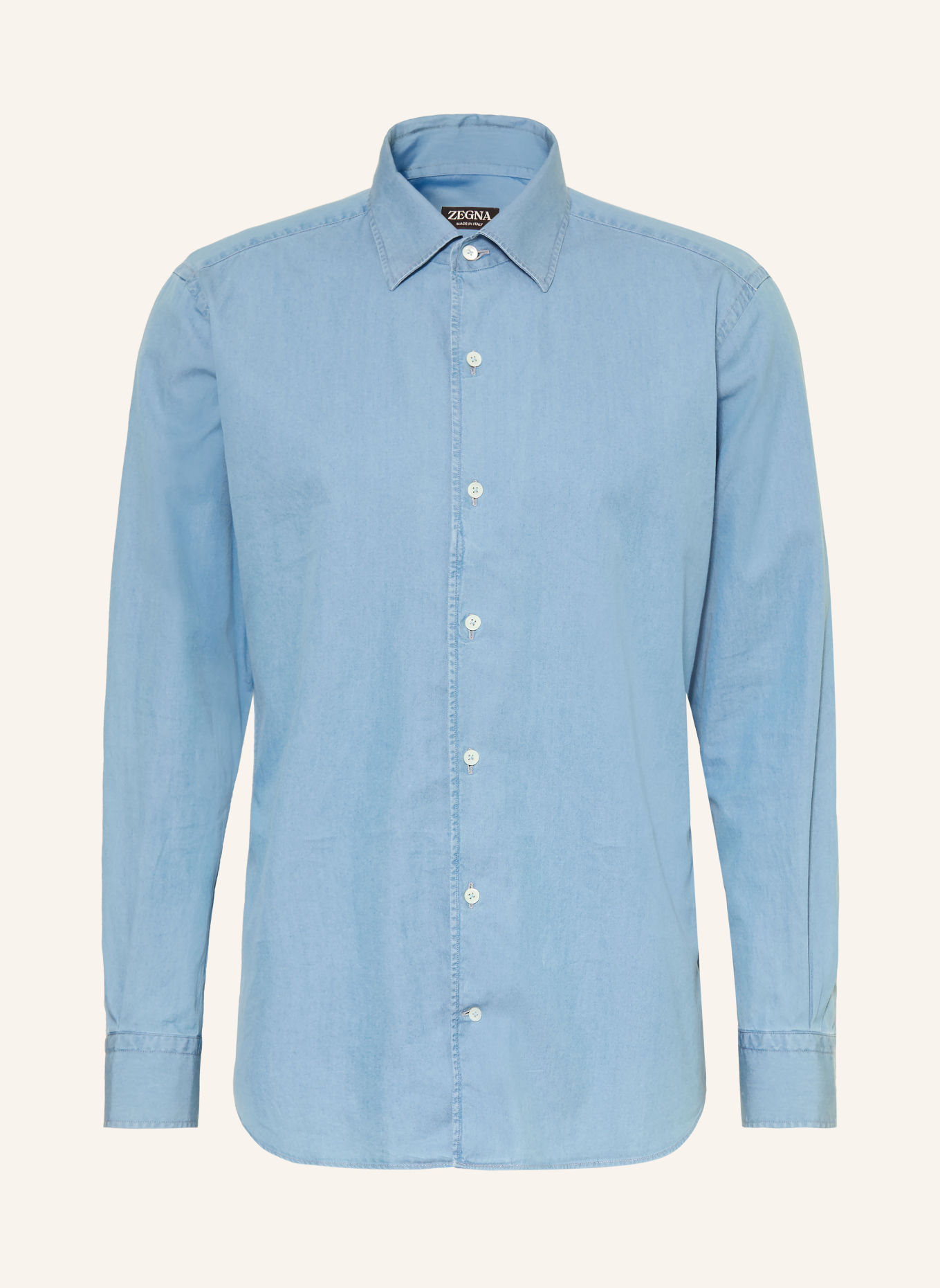 ZEGNA Chemise Comfort Fit: BLEU CLAIR