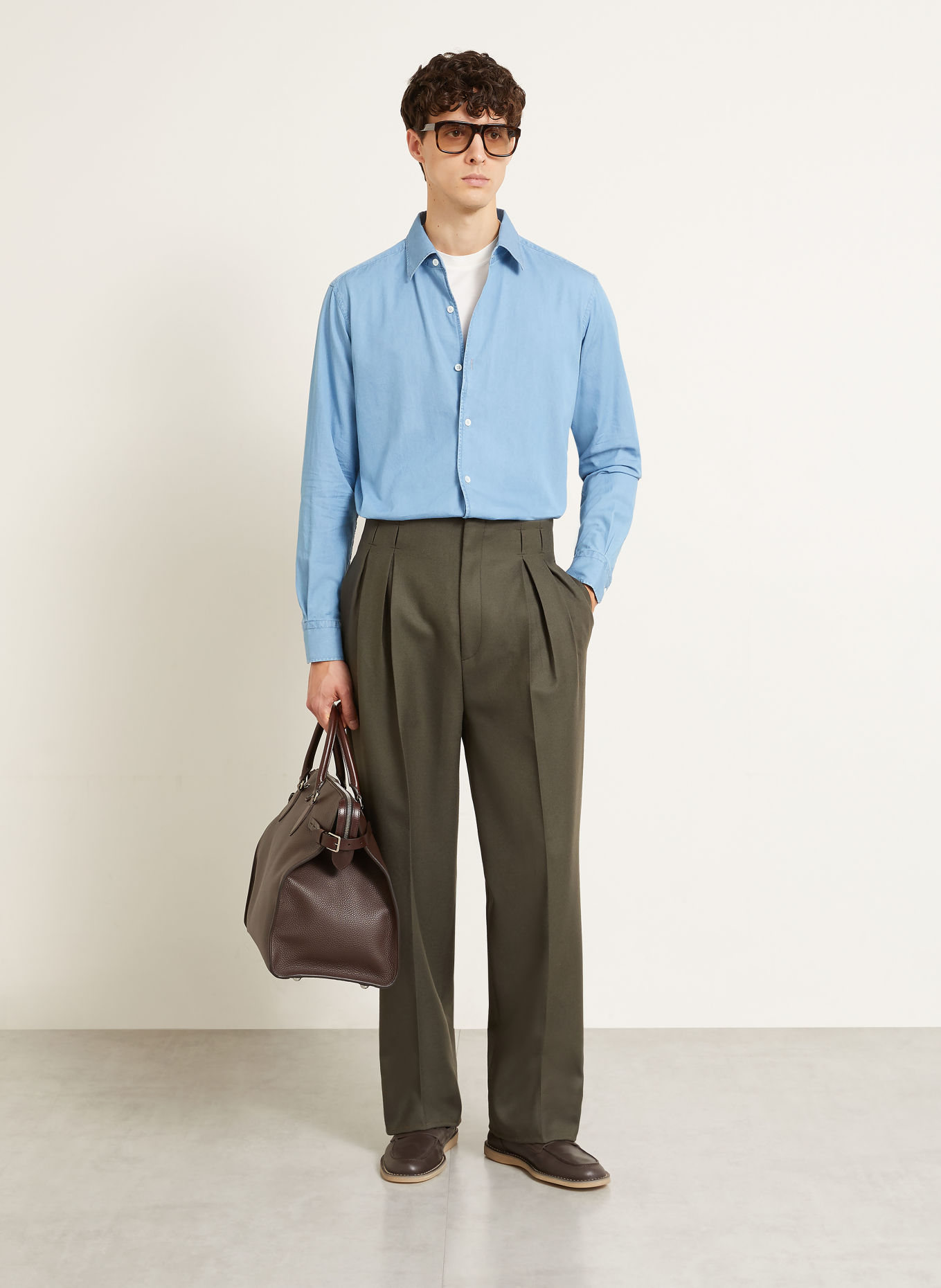 ZEGNA Chemise Comfort Fit: BLEU CLAIR