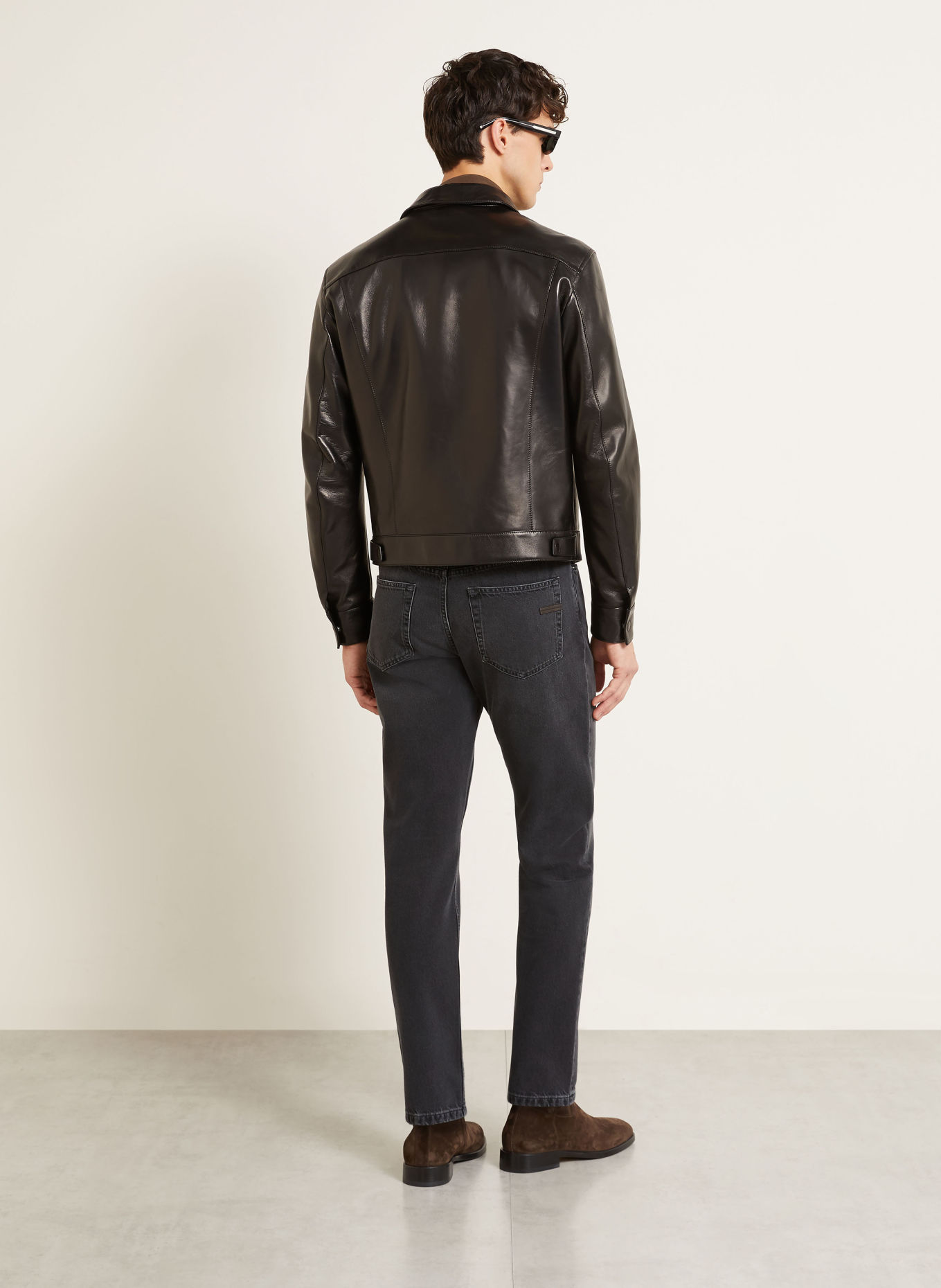 ZEGNA Slim-Fit Jeans: DARK GRAY