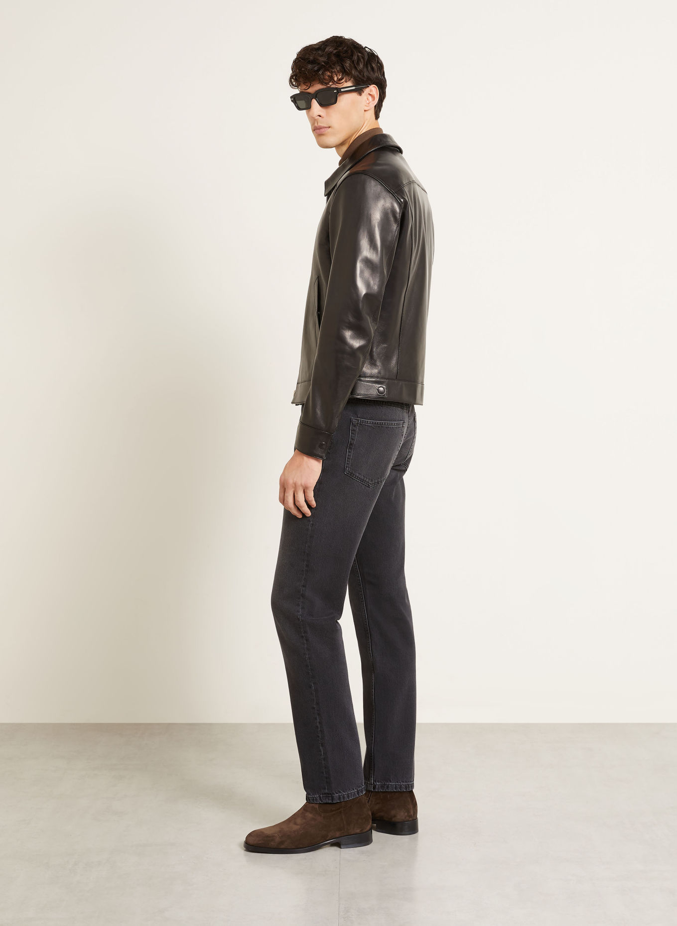 ZEGNA Slim-Fit Jeans: DARK GRAY