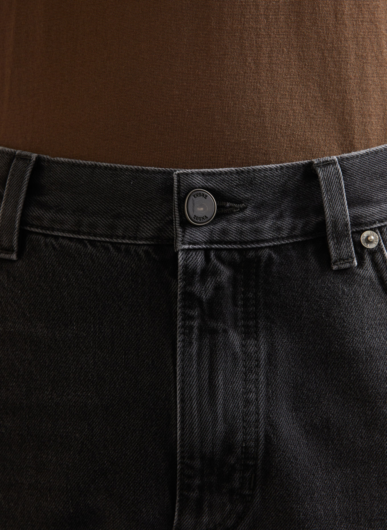 ZEGNA Slim-Fit Jeans: DARK GRAY