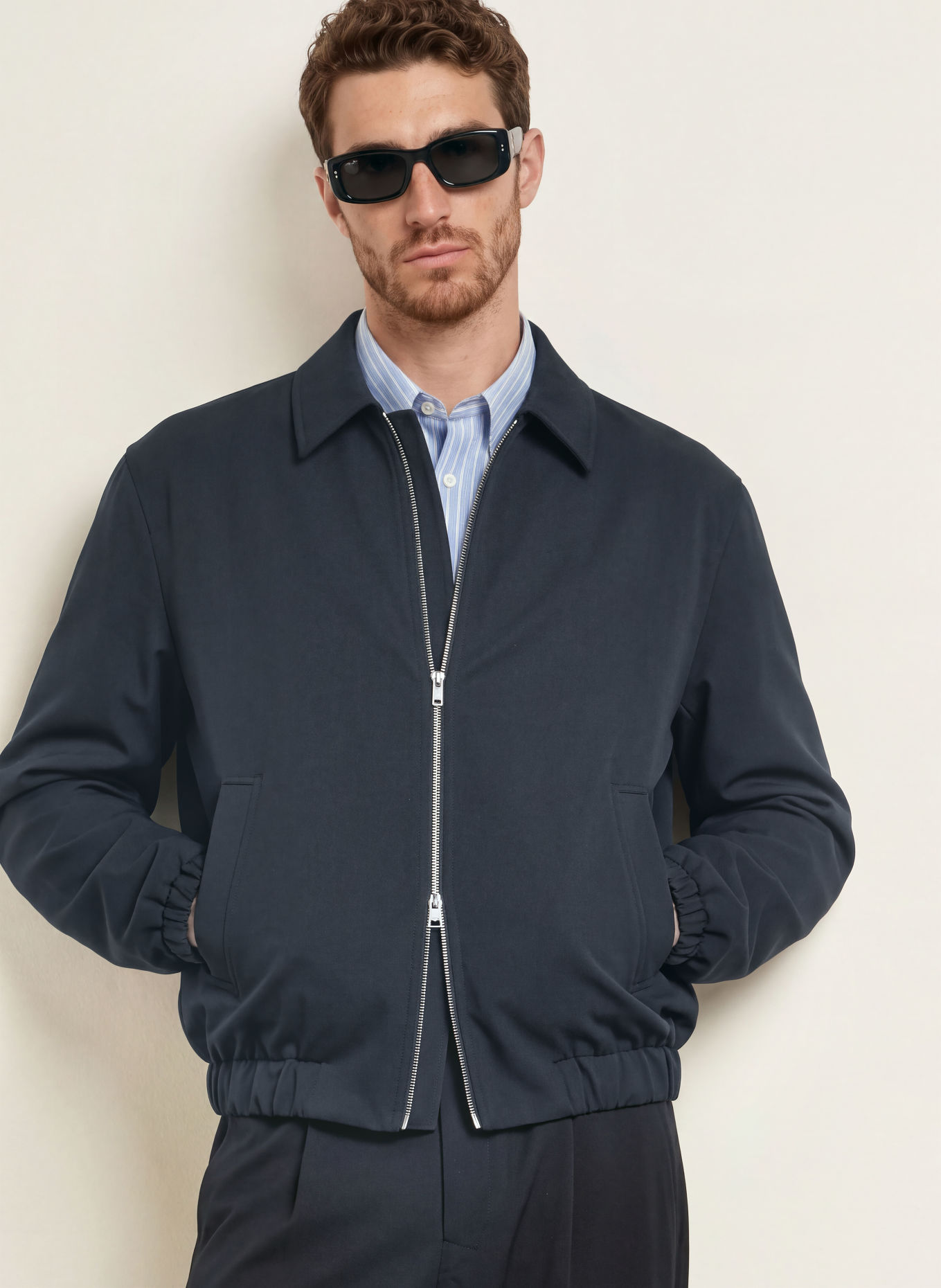 DRYKORN Blouson LENON: BLEU FONCÉ