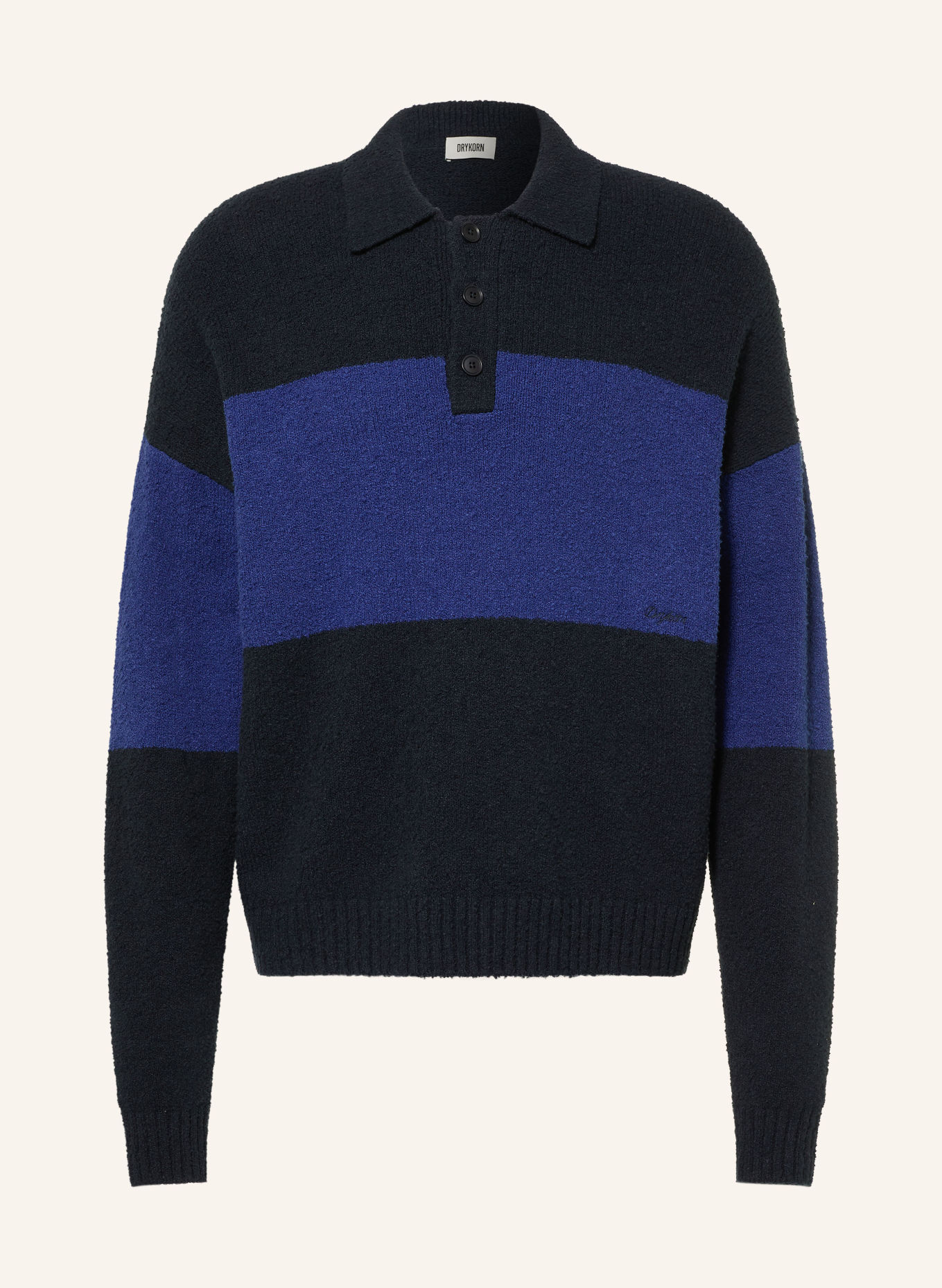DRYKORN BEKKET Sweater: DARK BLUE / BLUE