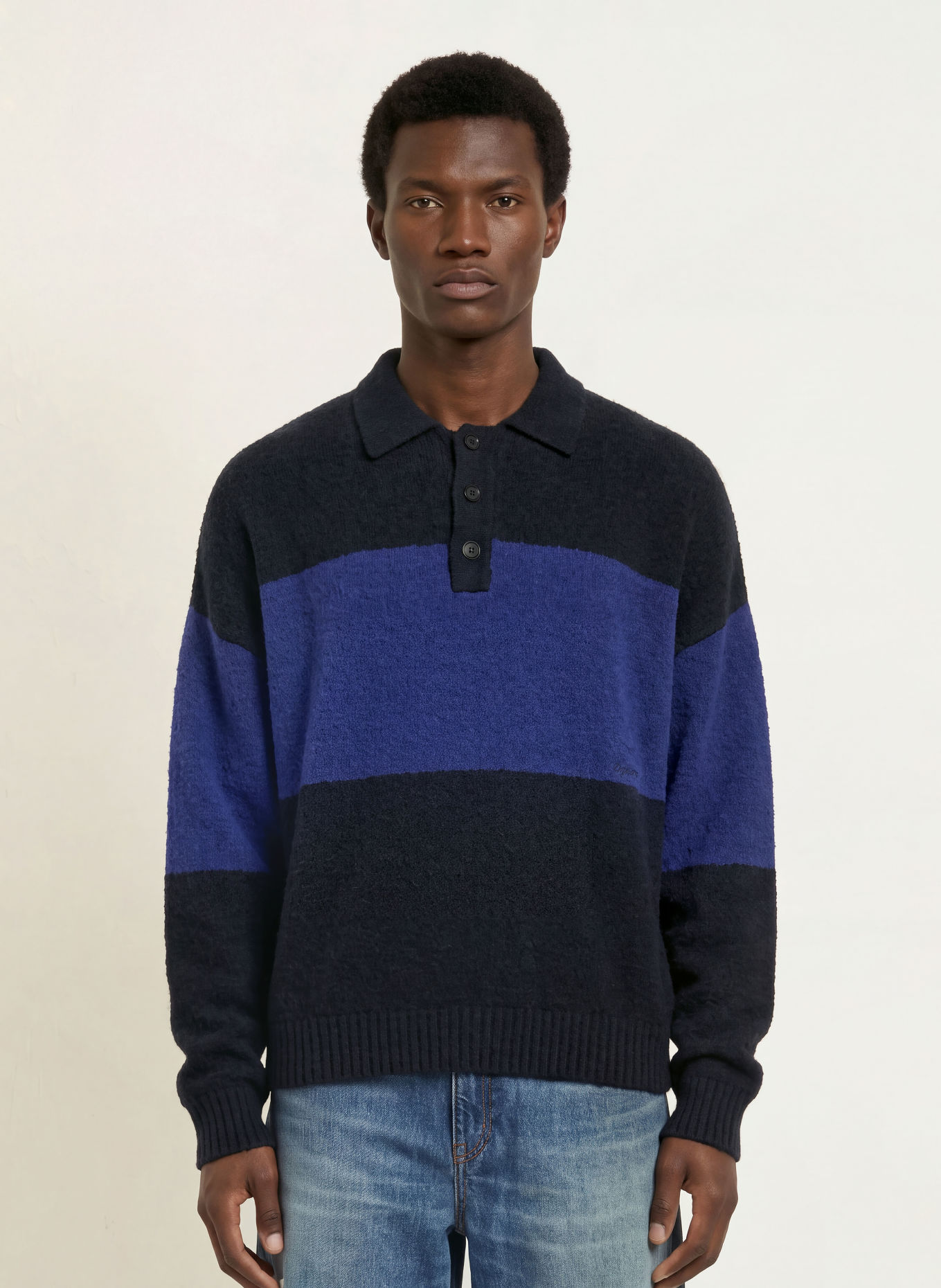 DRYKORN BEKKET Sweater: DARK BLUE / BLUE