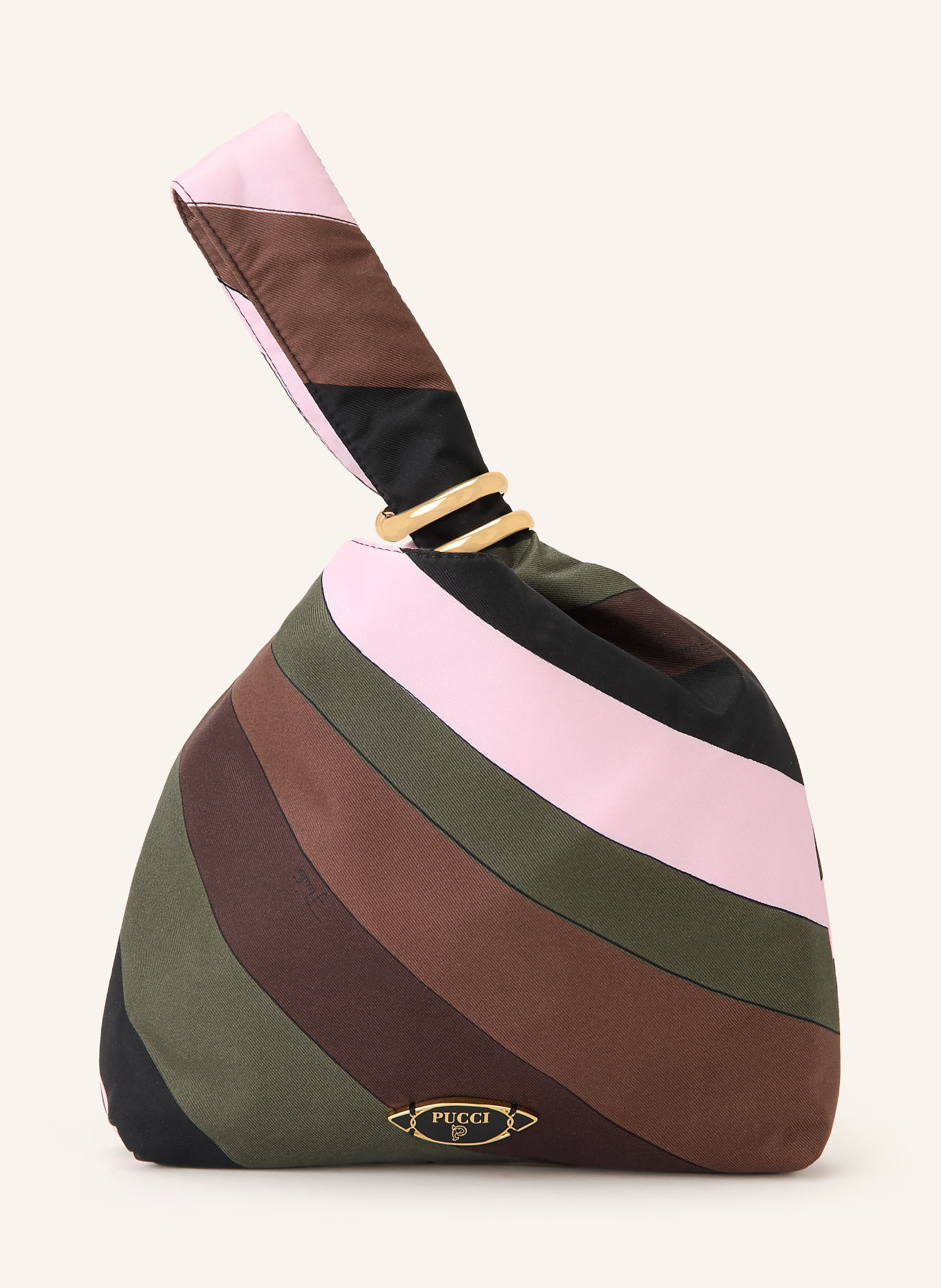 PUCCI Kabelka: HNĚDÁ / RŮŽOVÁ / KHAKI