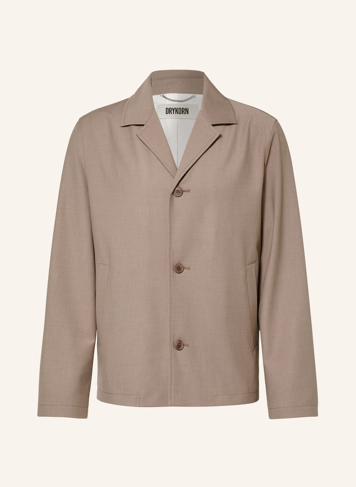DRYKORN Overshirt LOUVIN: SVĚTLE HNĚDÁ