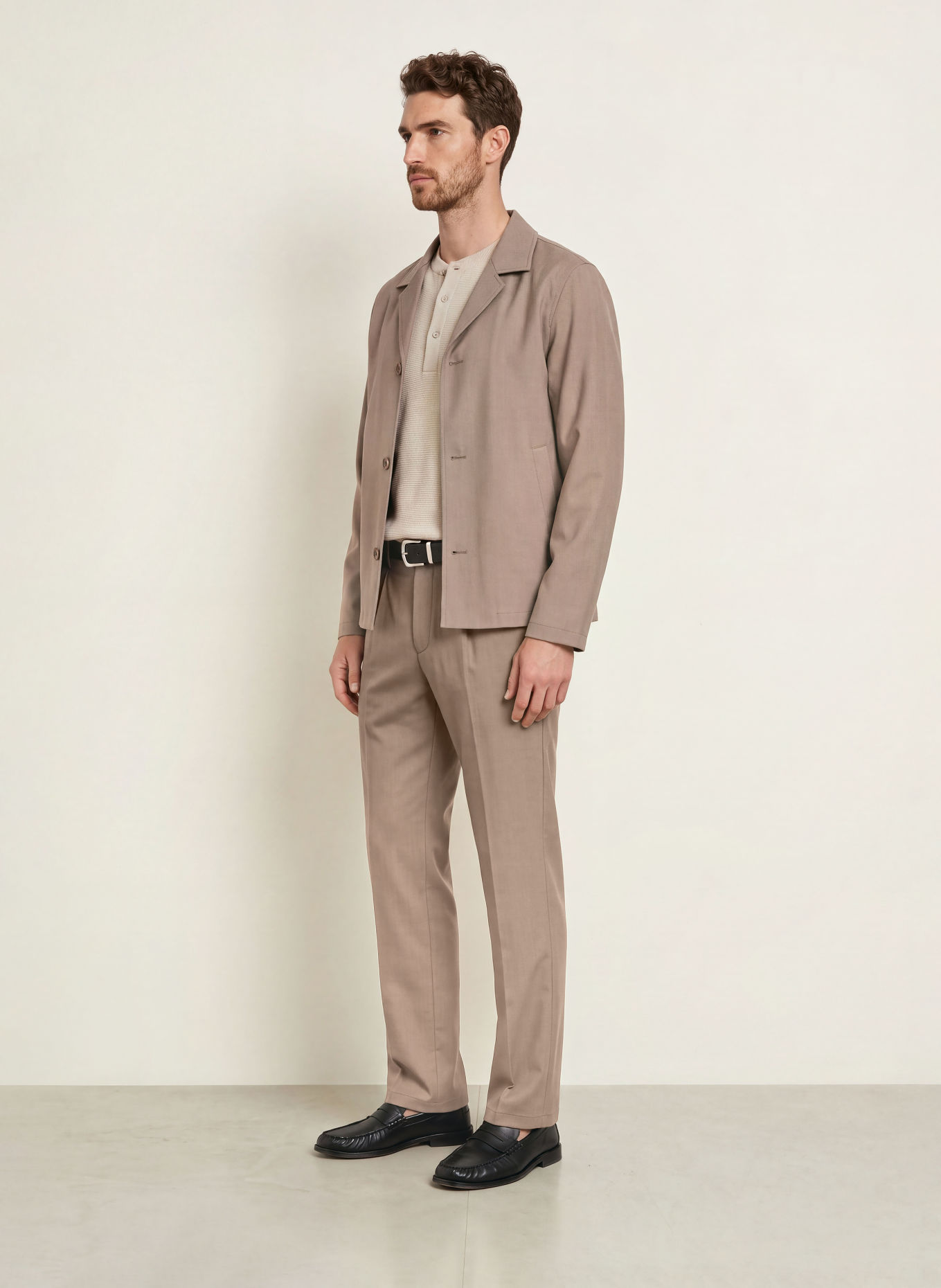 DRYKORN Overshirt LOUVIN: SVĚTLE HNĚDÁ