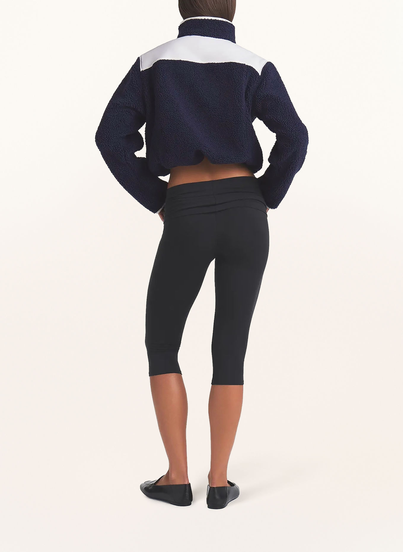 SKIMS Veste polaire d'intérieur TEDDY: NAVY