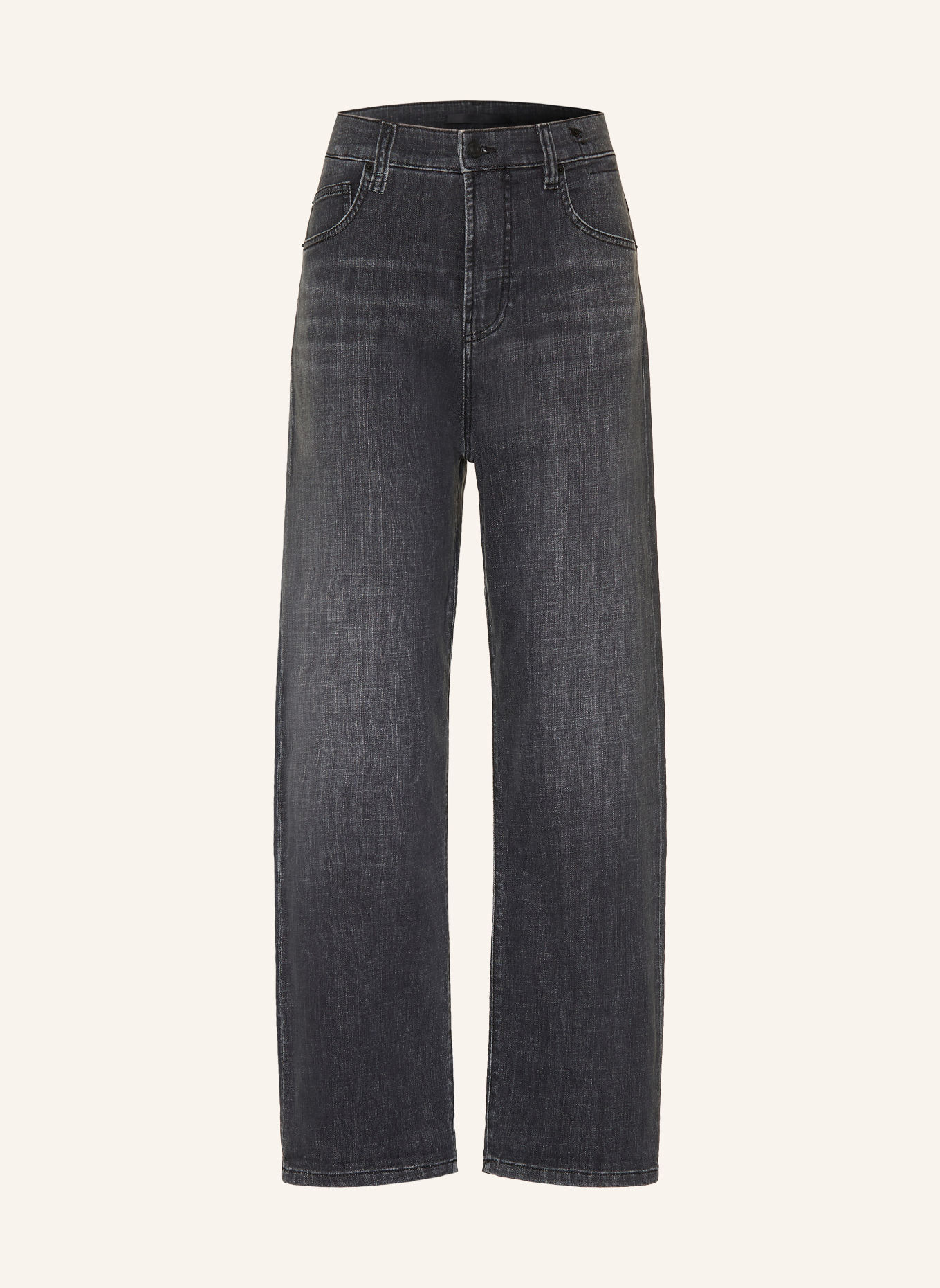 MAC Boyfriend jeans: D975 dark grey used wash